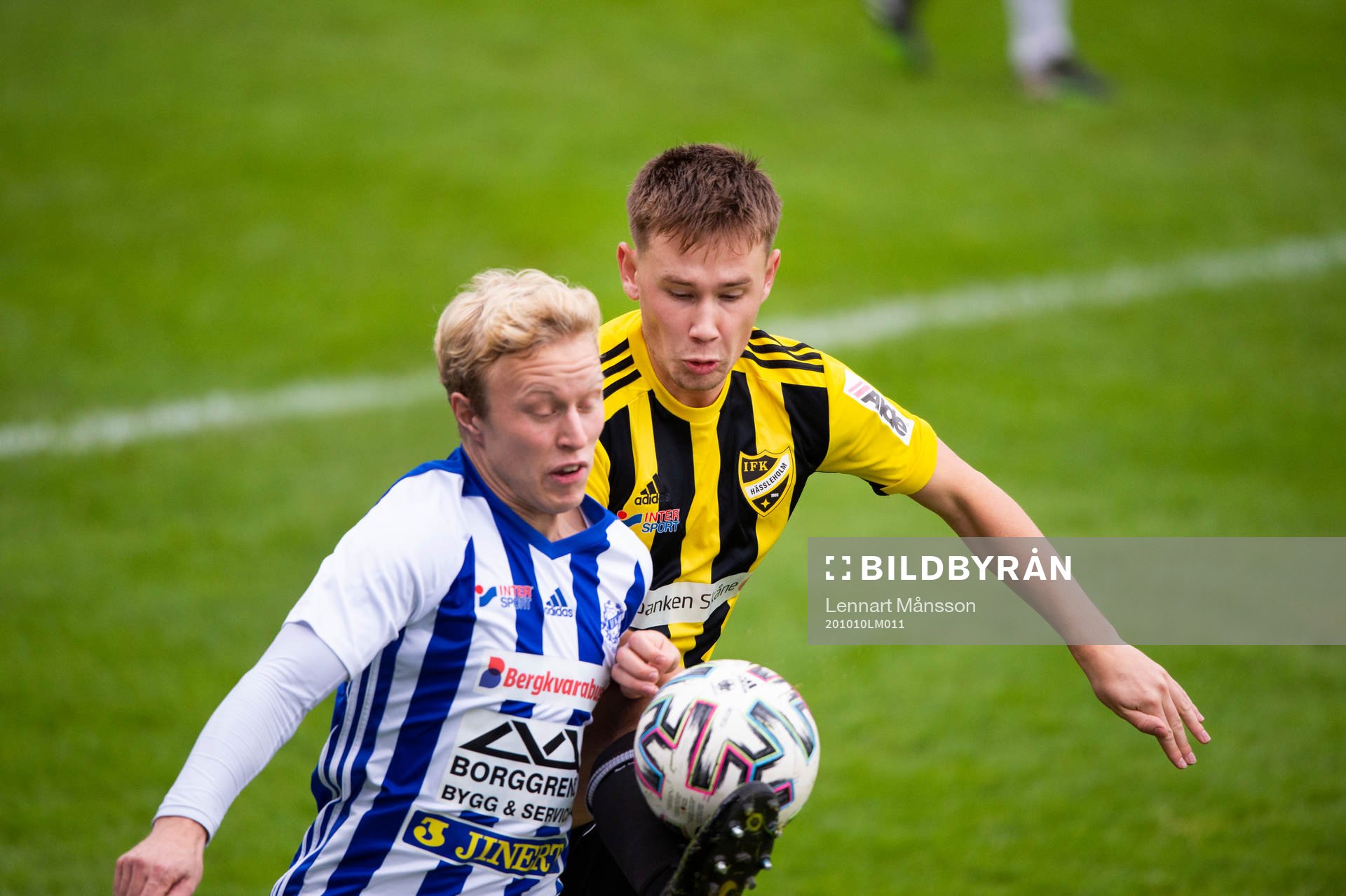 i matchen mellan IFK Hässleholm och IFK Karlshamn i