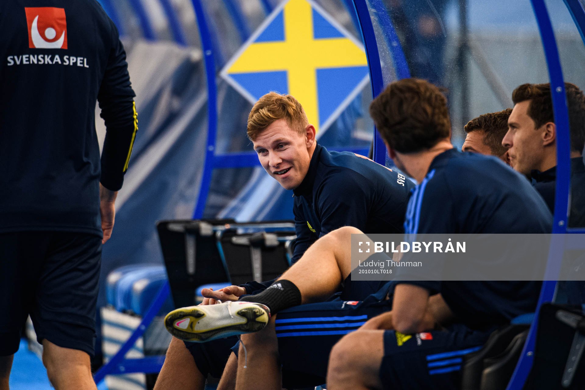 Emil Krafth of the Swedish national football team