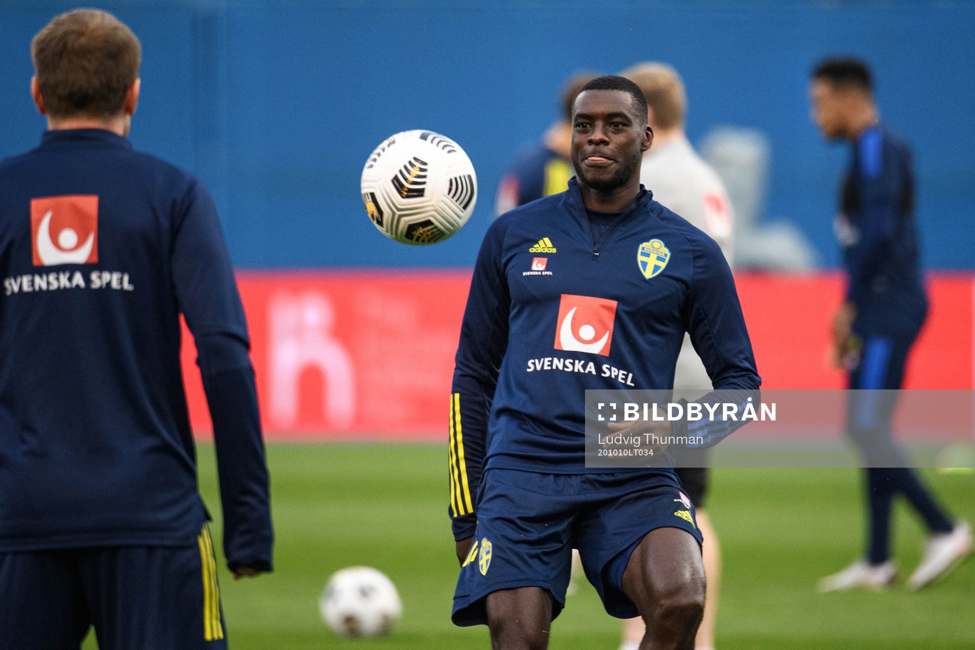 Ken Sema of the Swedish national football team