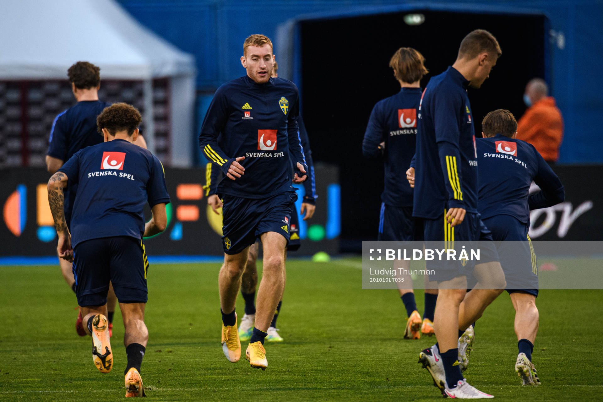 Dejan Kulusevski of the Swedish national football team