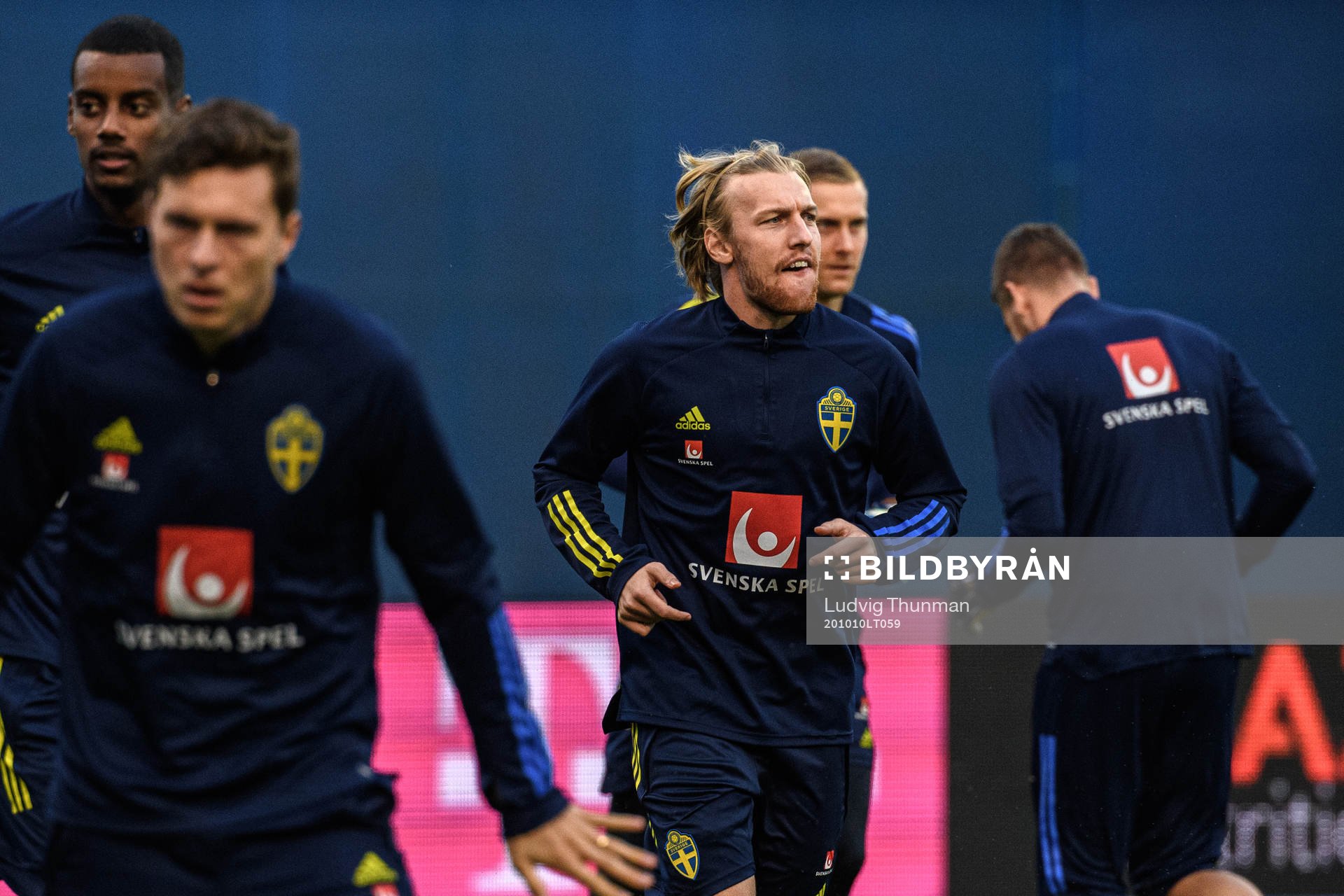 Emil Forsberg of the Swedish national football team