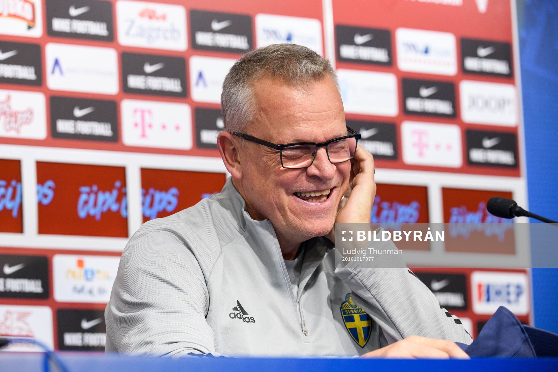 Head coach Janne Andersson of the Swedish national football