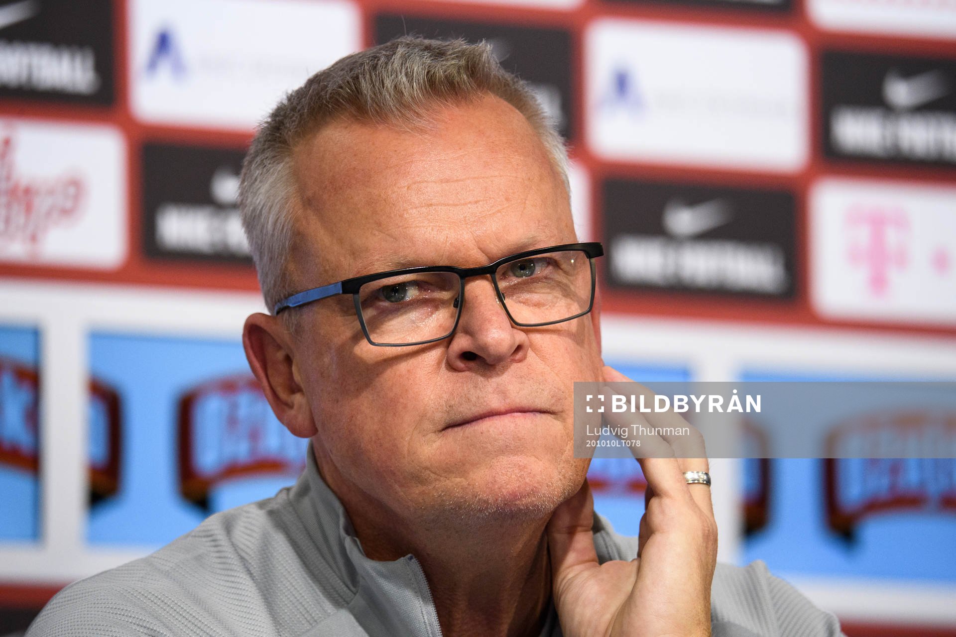 Head coach Janne Andersson of the Swedish national football