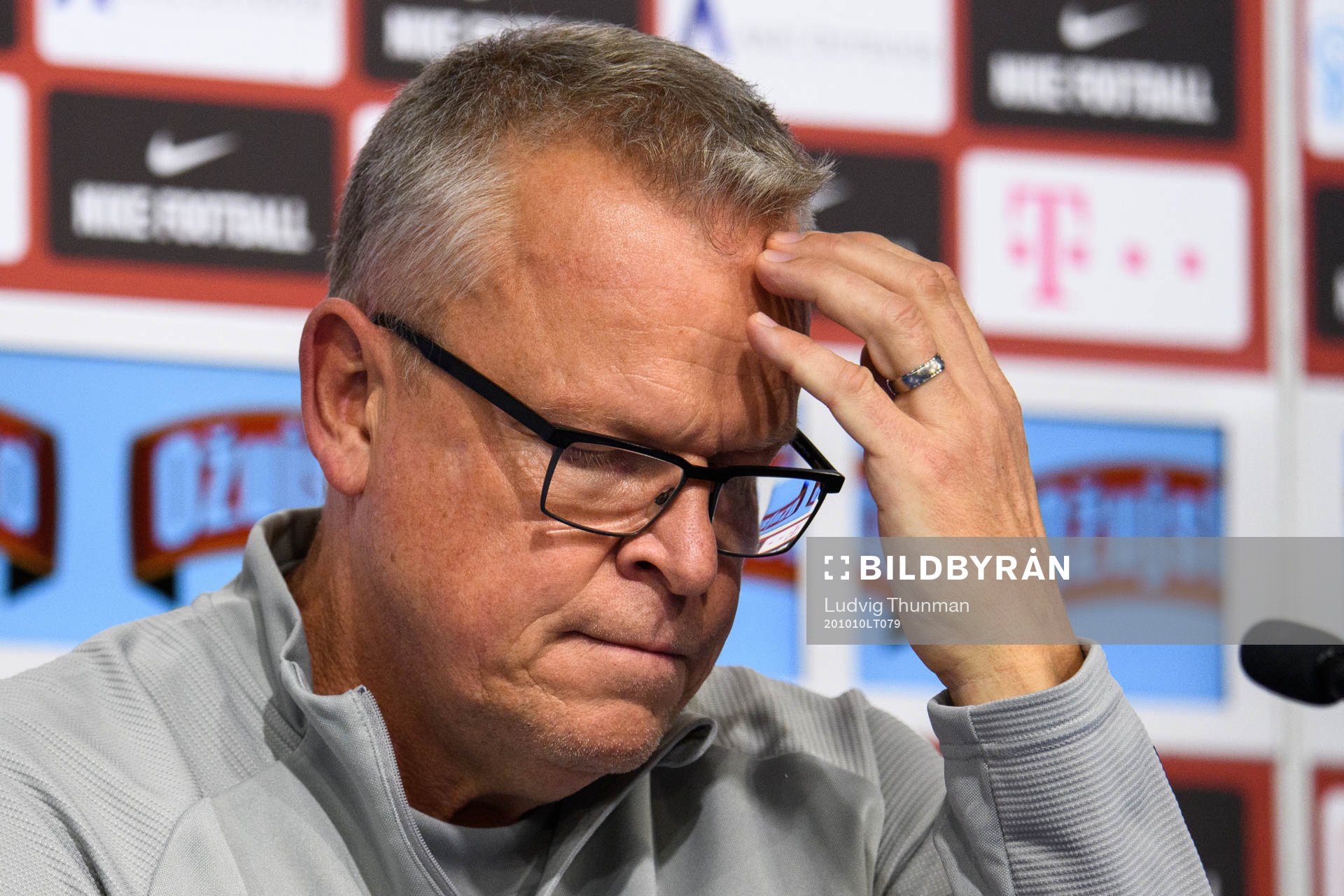 Head coach Janne Andersson of the Swedish national football