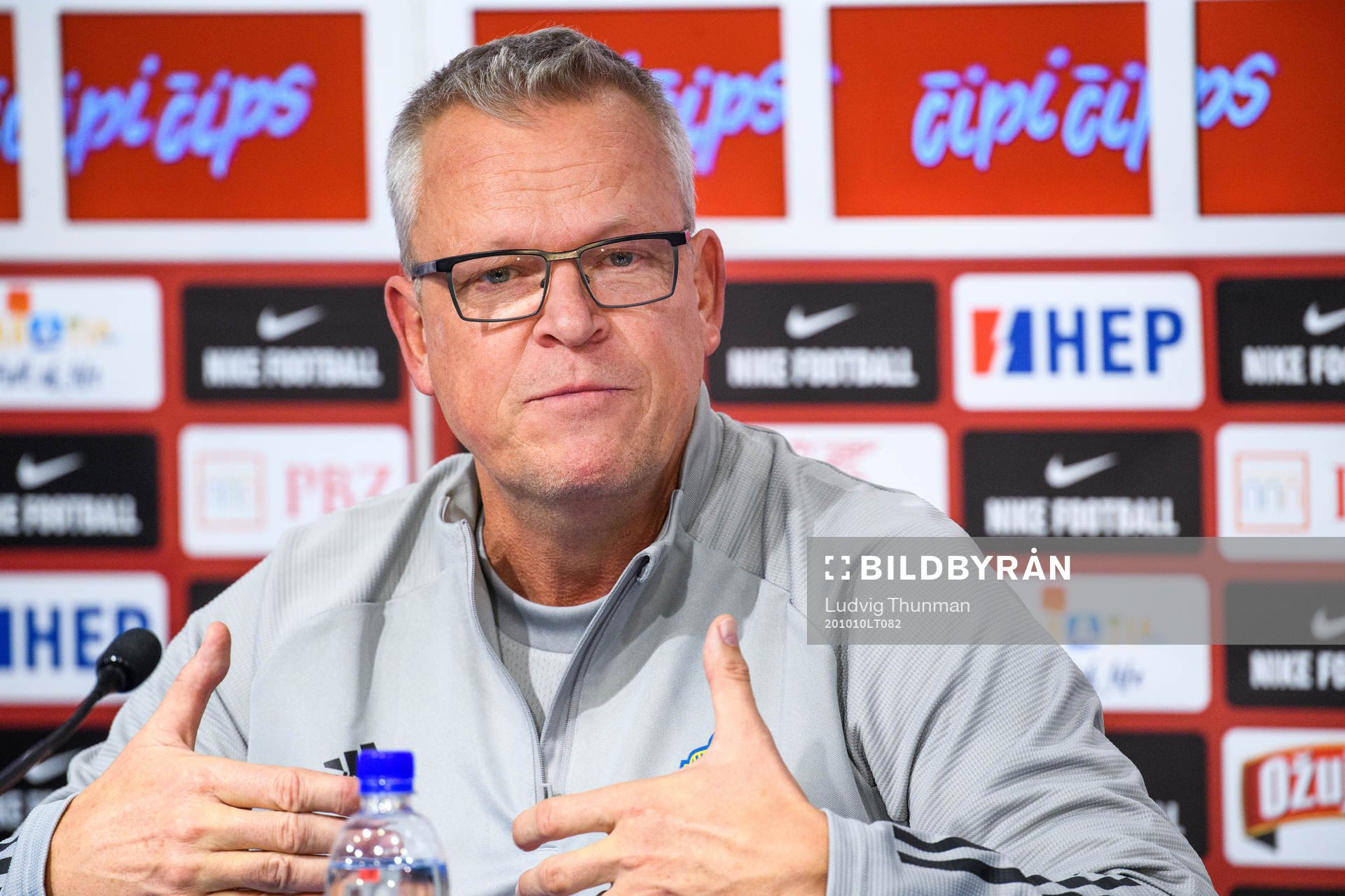 Head coach Janne Andersson of the Swedish national football