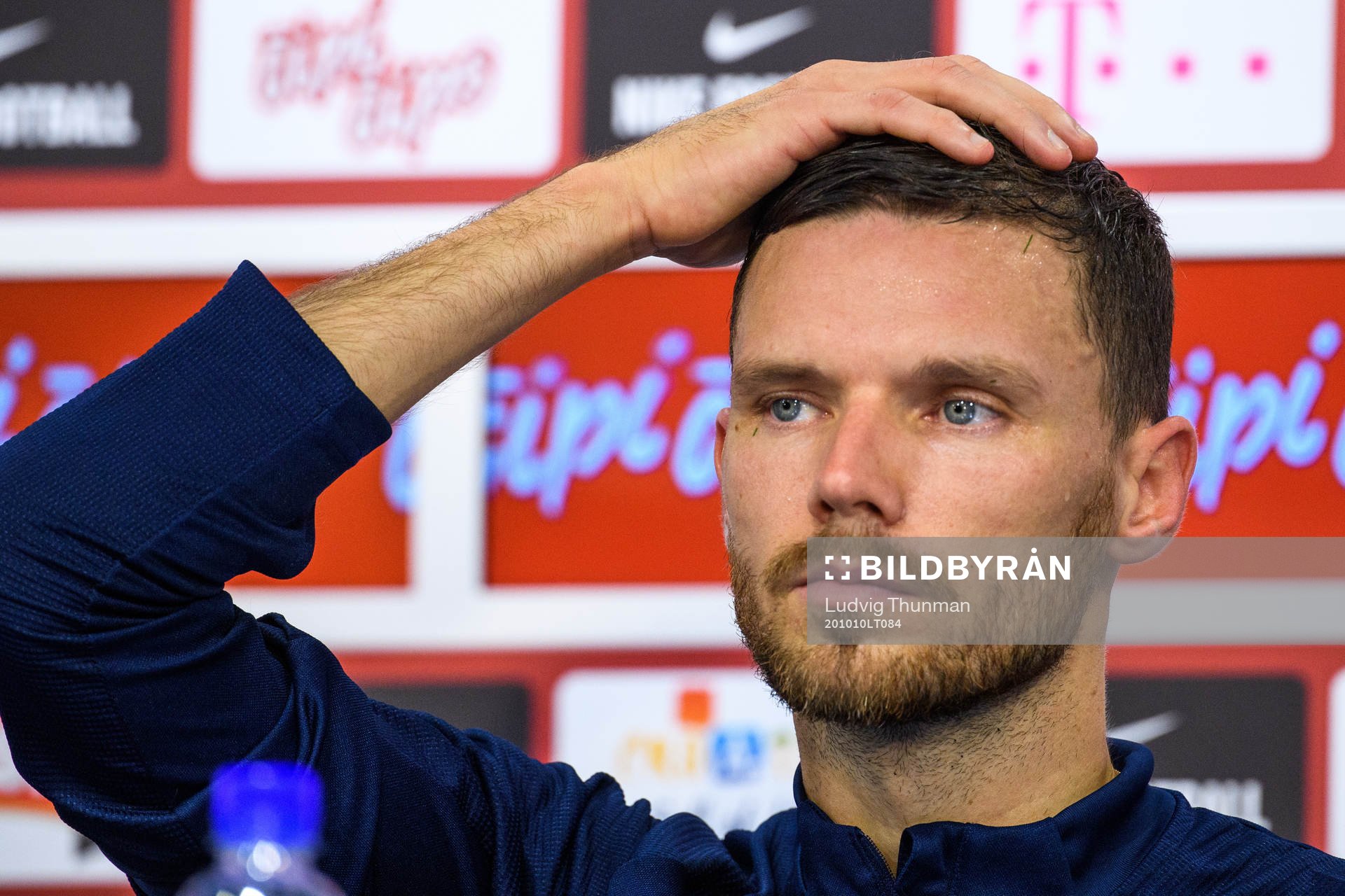 Marcus Berg of the Swedish national football team