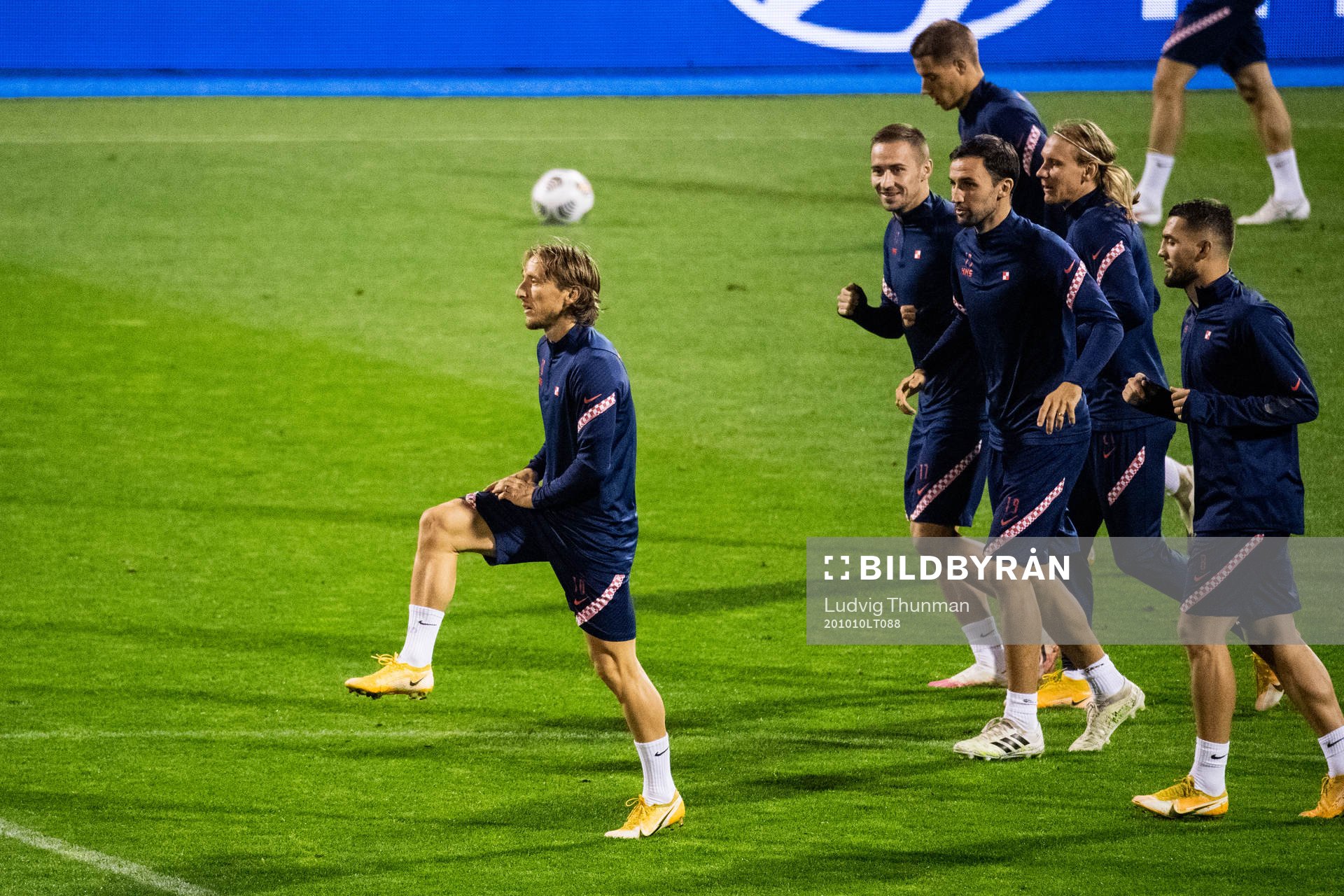 Luka Modric of the Croatian national football team