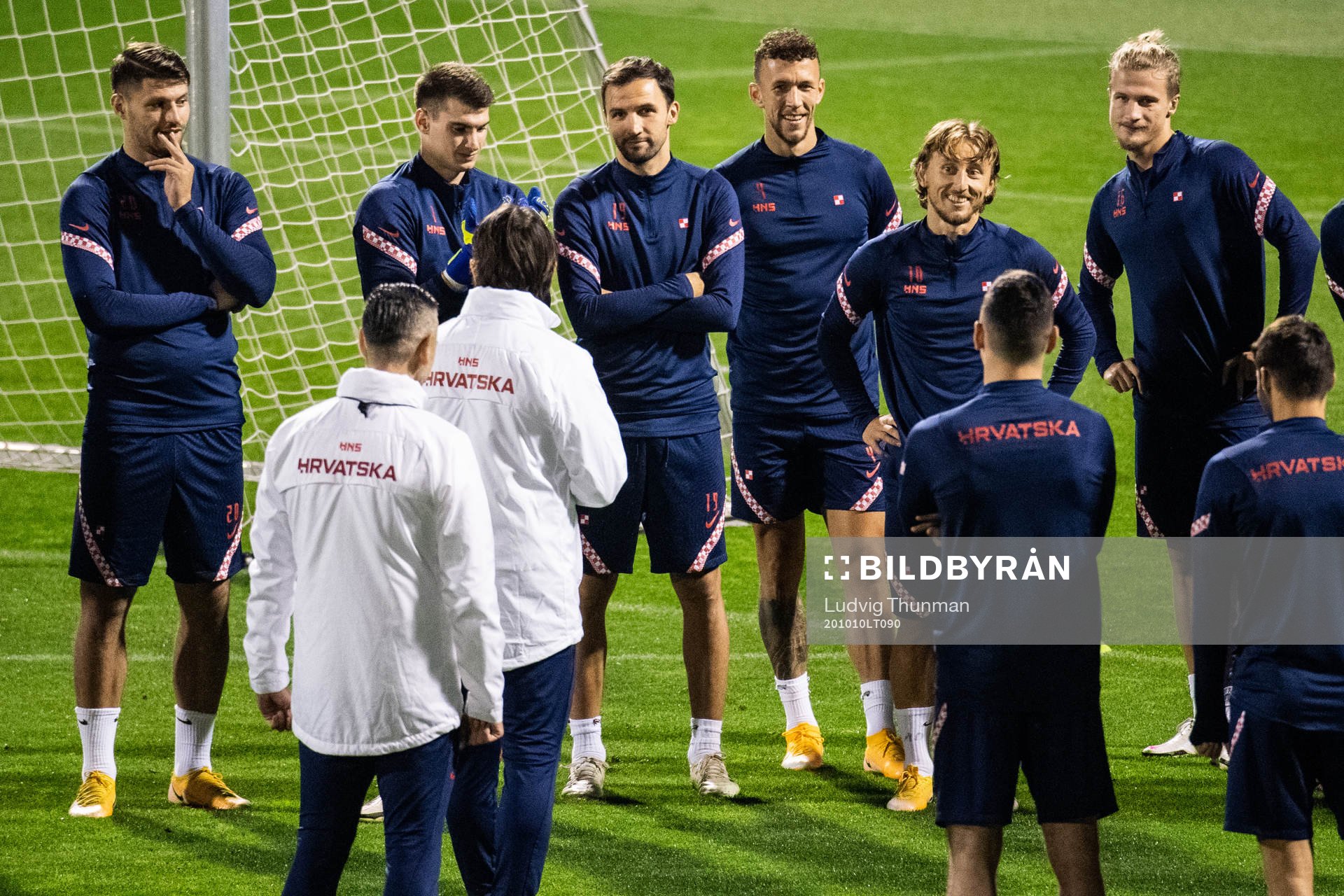 Luka Modric of the Croatian national football team