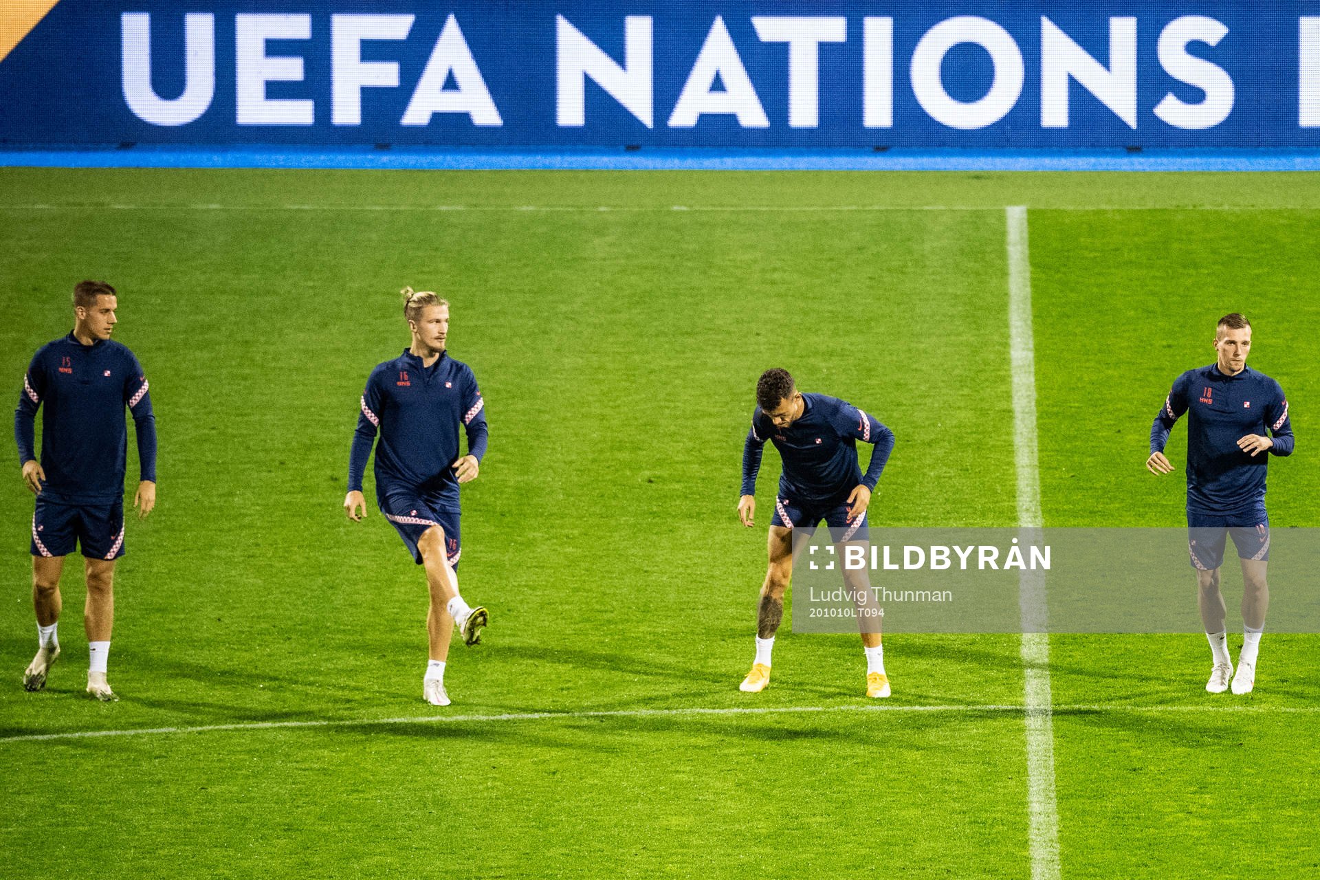 Mario Pasalic, Tin Jedvaj, Ivan Perisic and Ante Rebic of