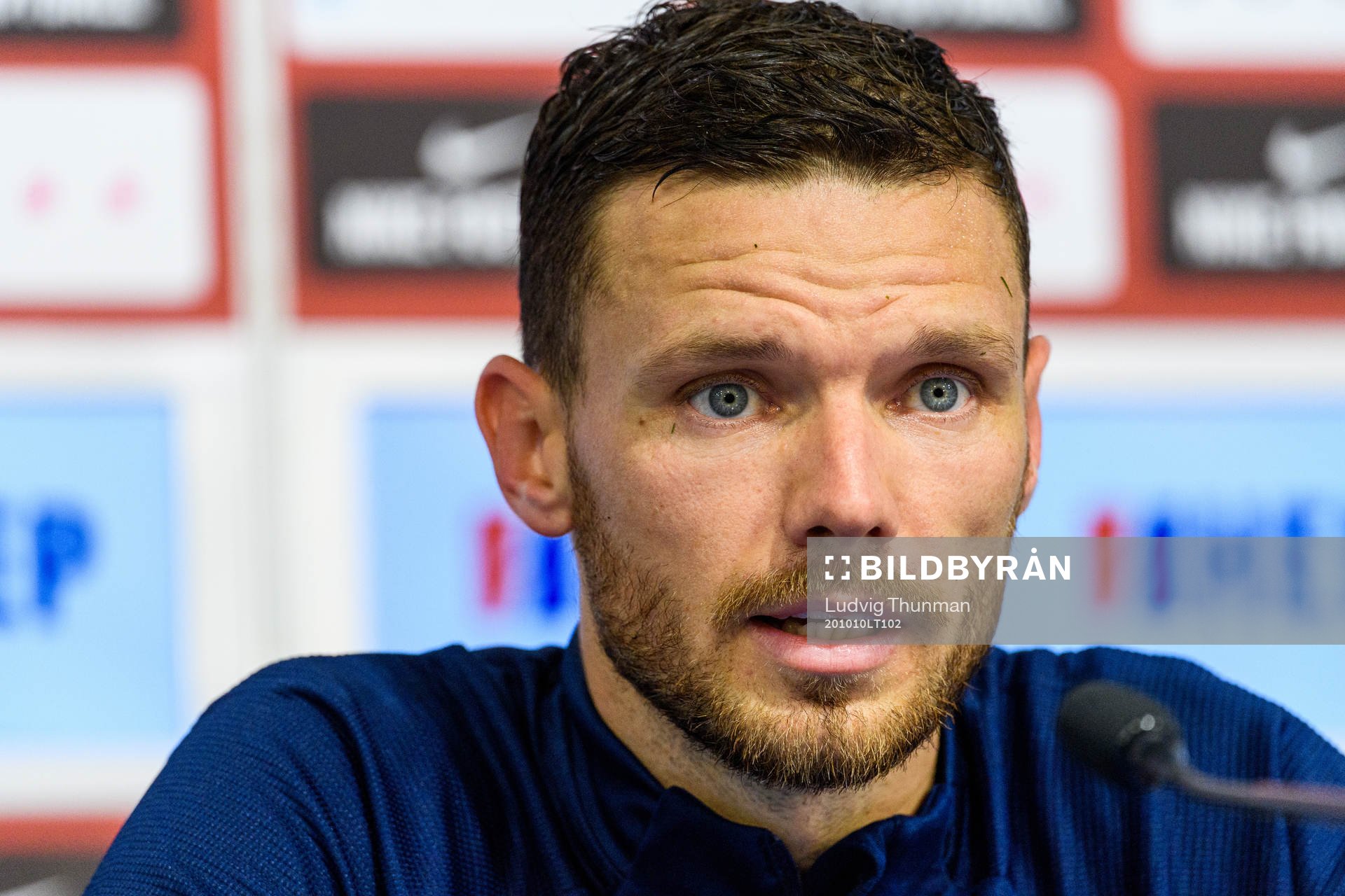 Marcus Berg of the Swedish national football team