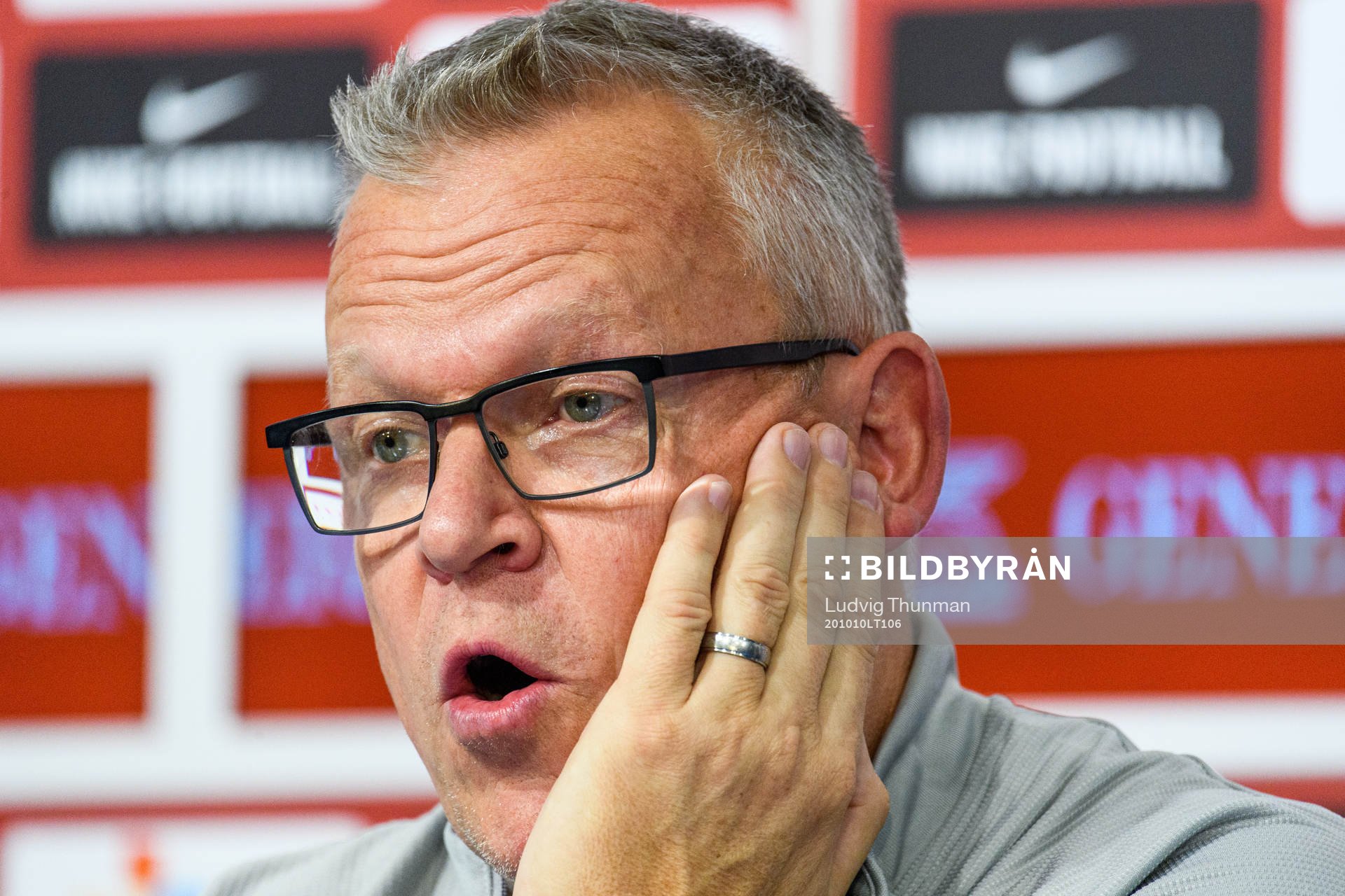 Head coach Janne Andersson of the Swedish national football