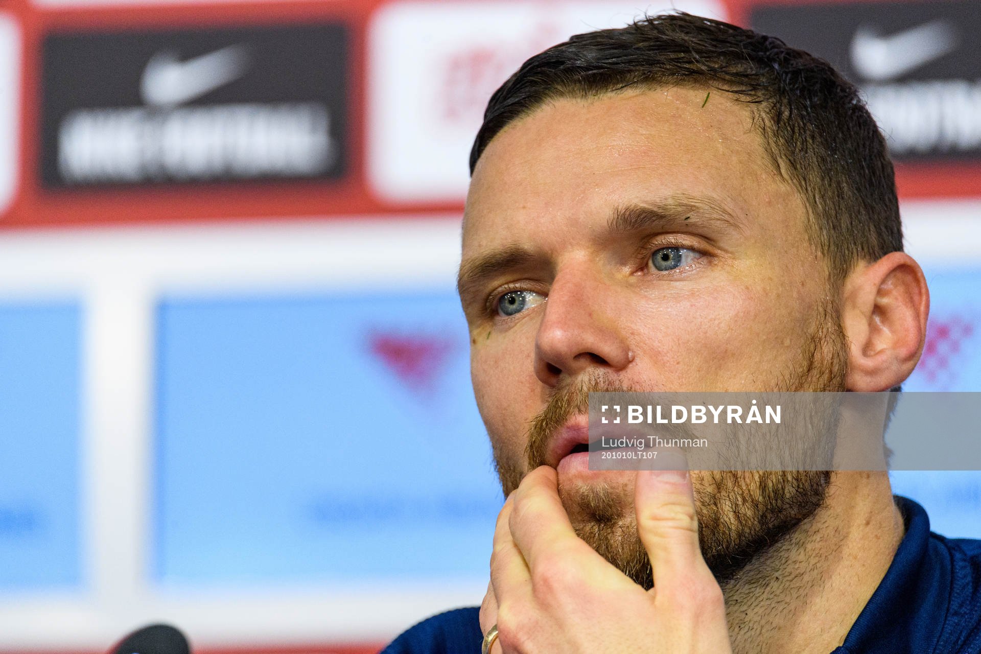 Marcus Berg of the Swedish national football team