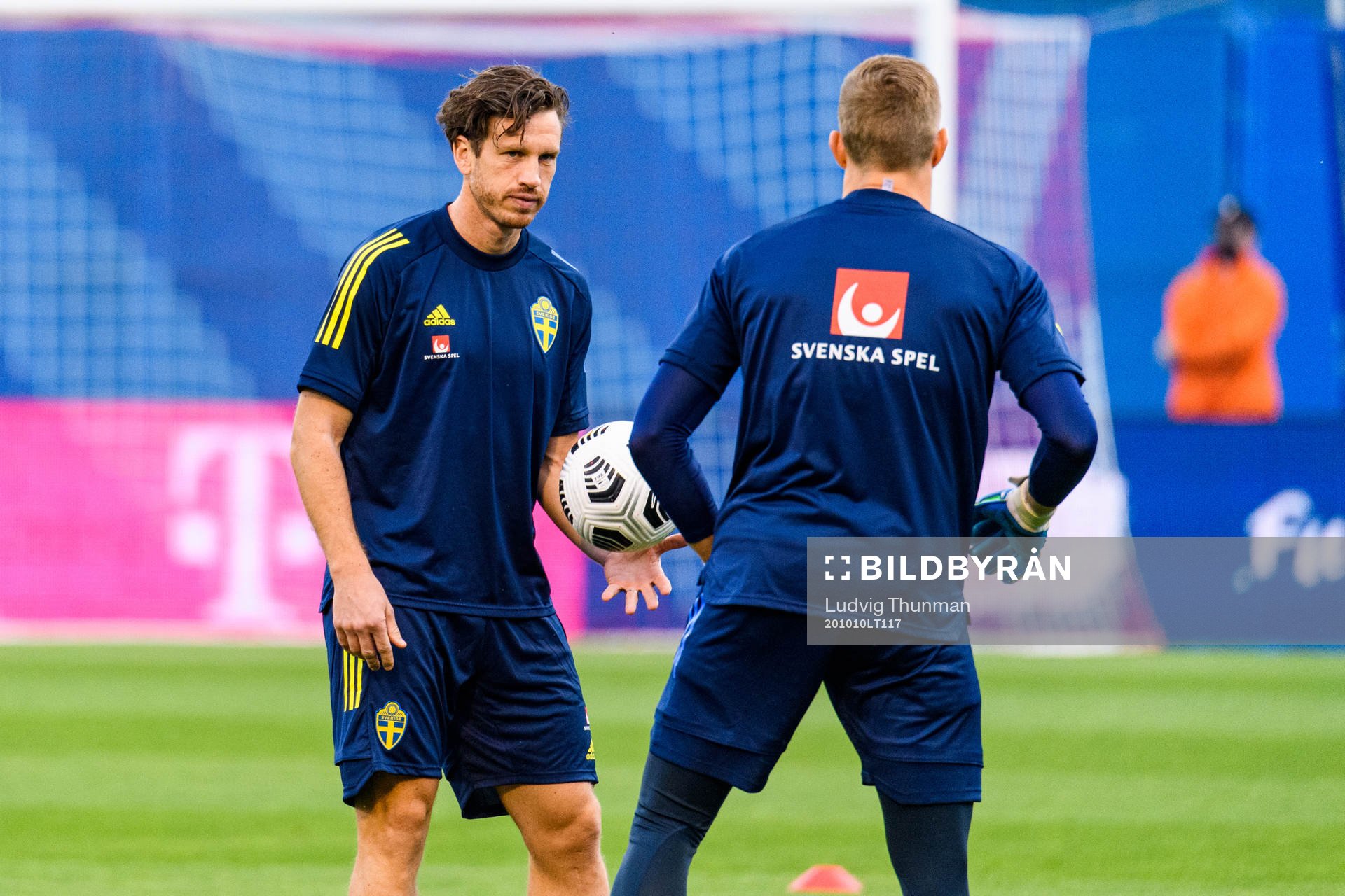 Gustav Svensson of the Swedish national football team