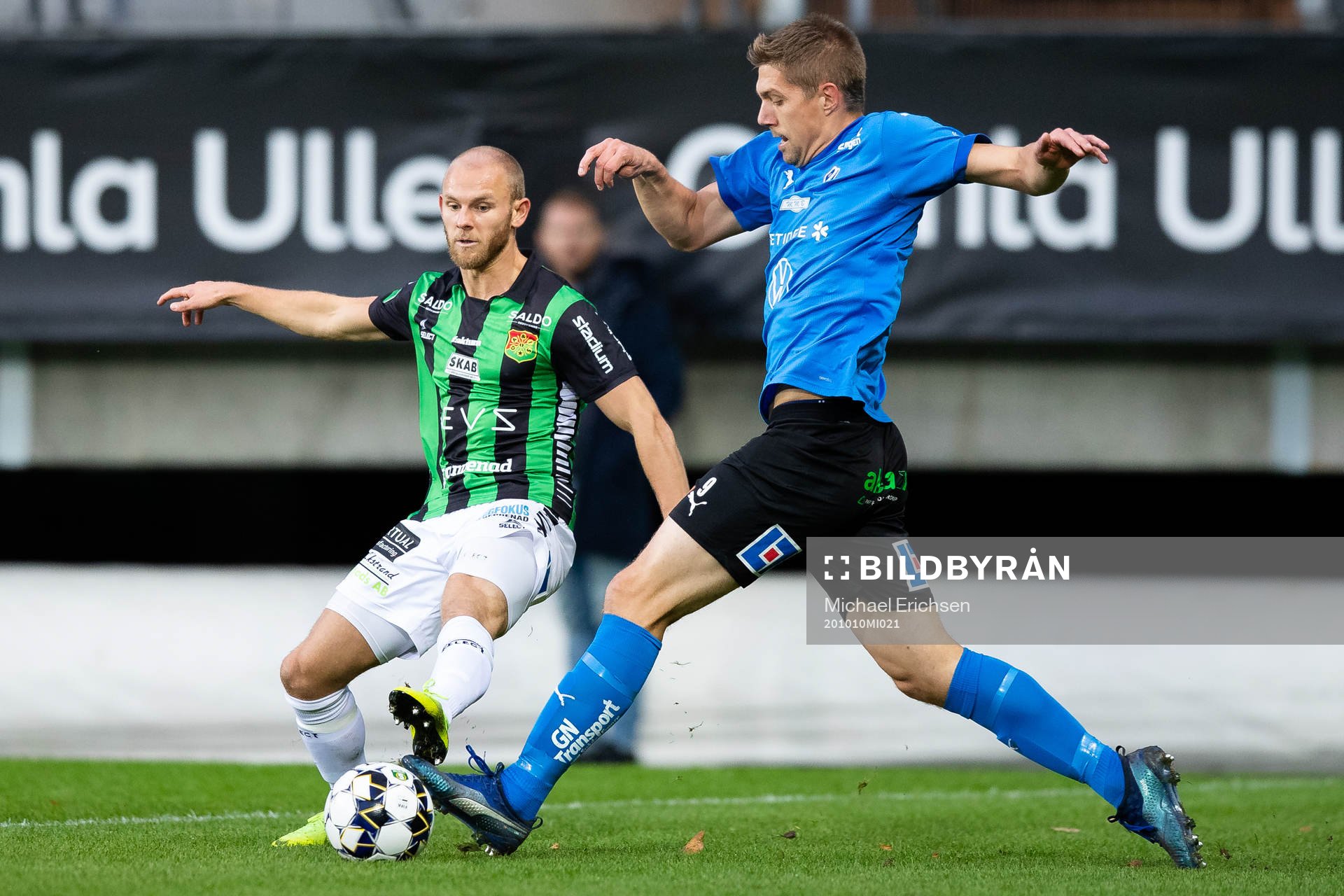 GAIS Niclas Andersén och Halmstads Mikael Boman
