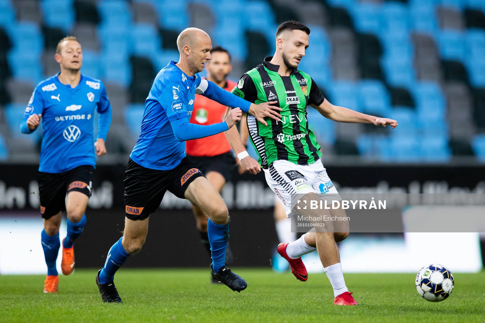 Halmstads Andreas Johansson och GAIS Haris Cirak