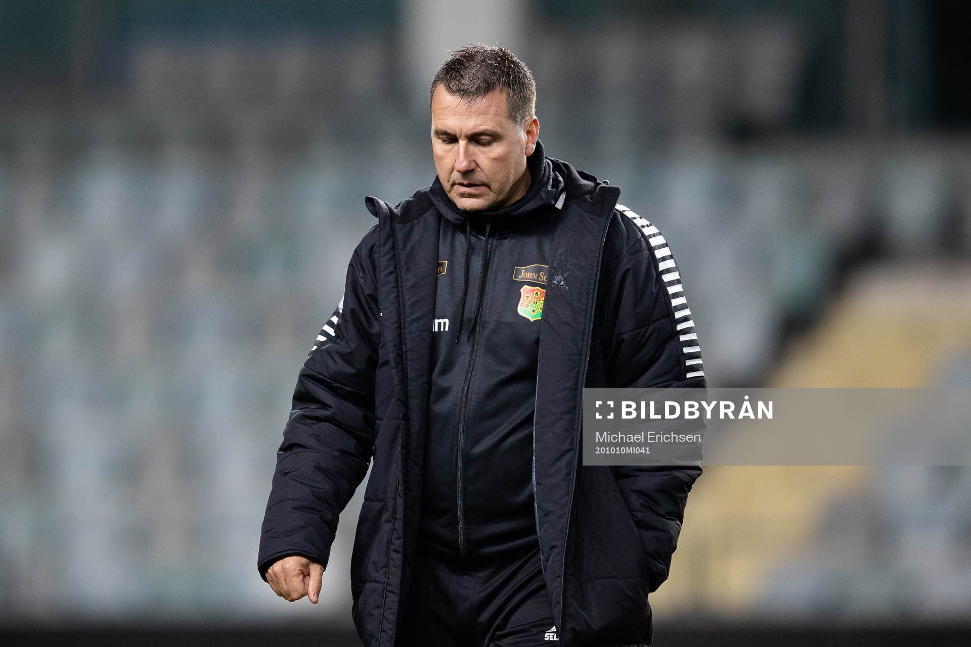 GAIS tränare Stefan Jacobsson deppar