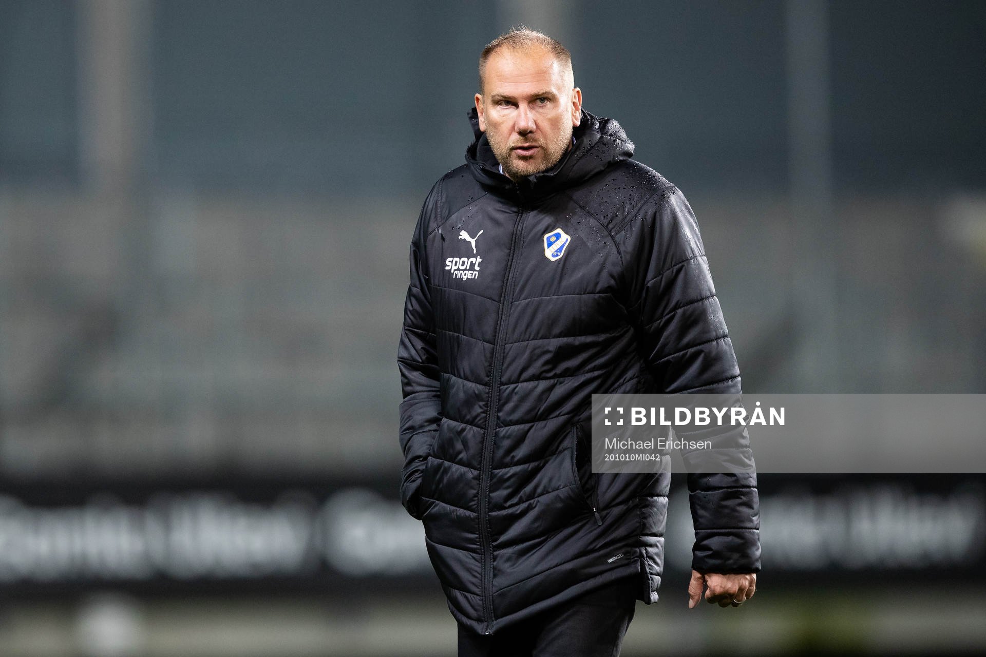 Halmstads tränare Magnus Haglund