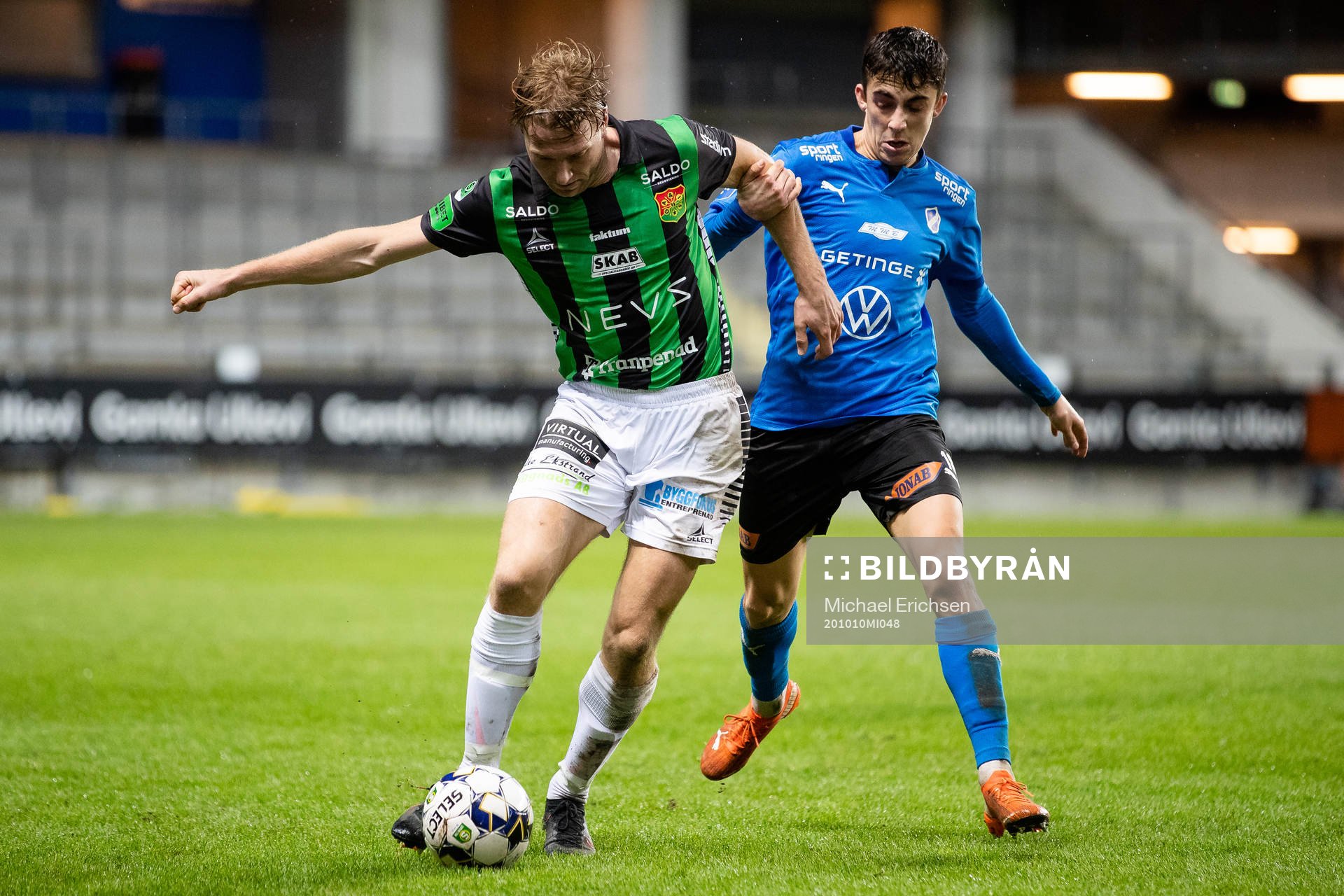 GAIS August Wängberg och Halmstads Samuel Kroon