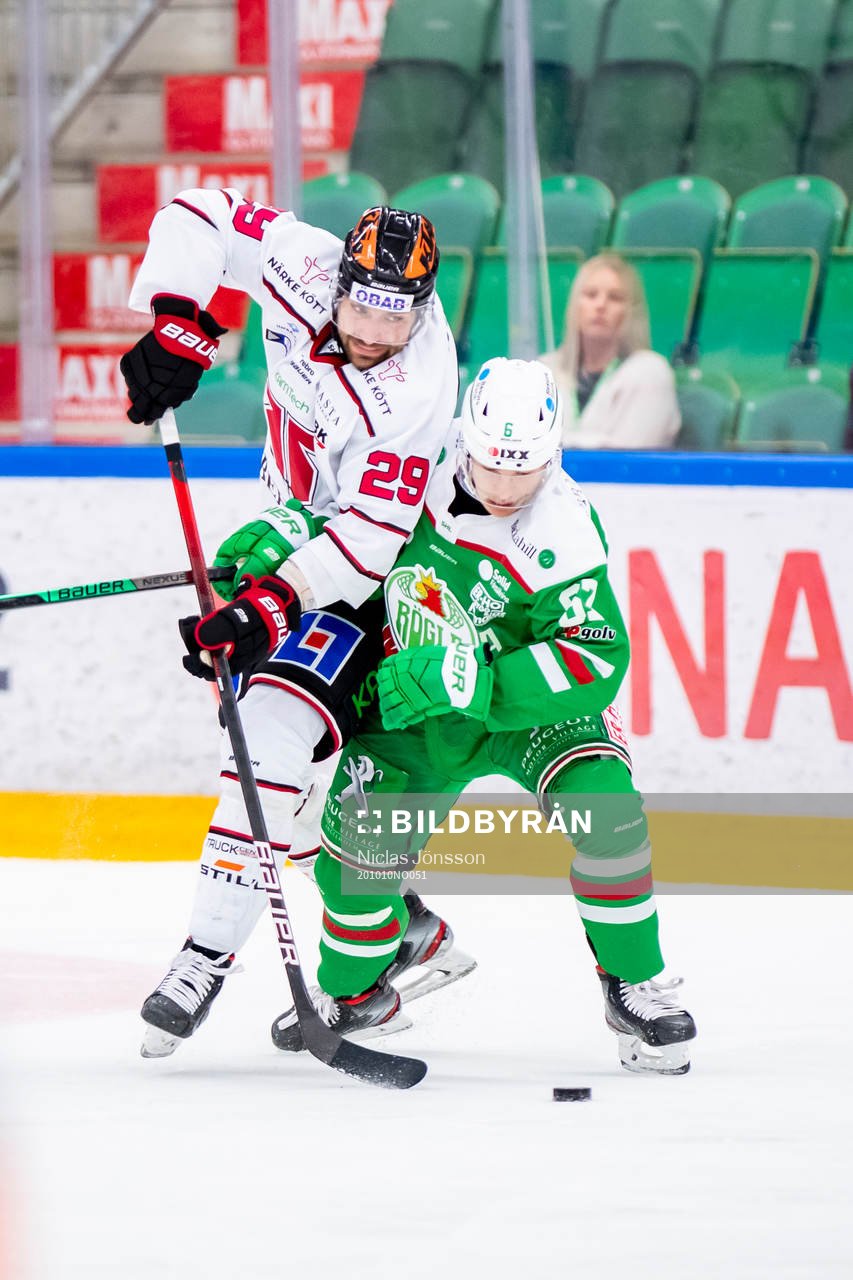 Örebros Ludvig Rensfeldt  och Rögles Leon Bristedt