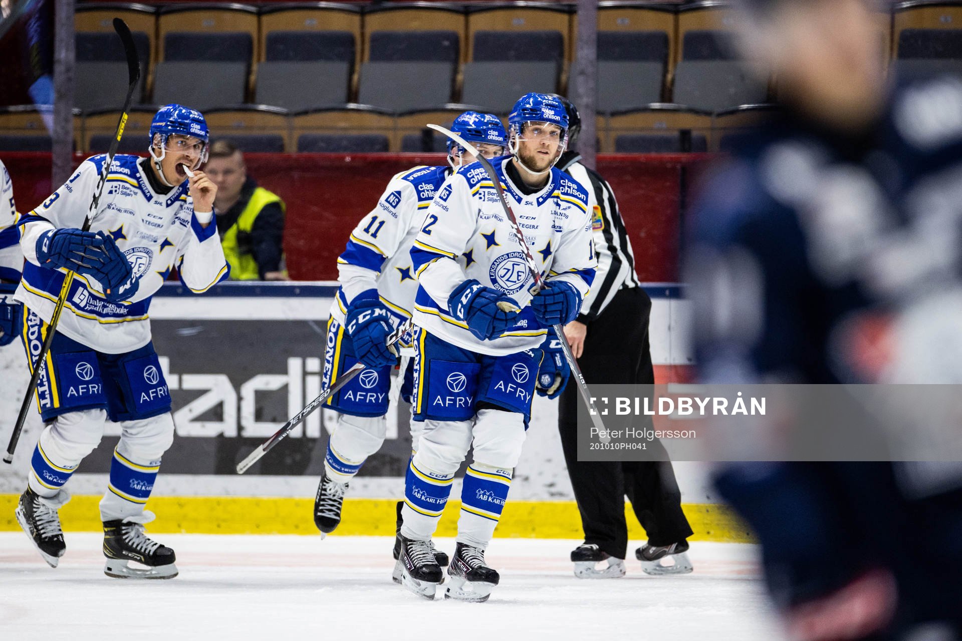 Leksands Fredrik Forsberg jublar