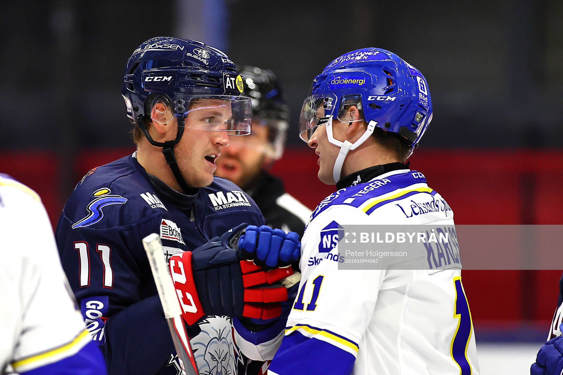uLinköpings Henrik Törnqvist och Leksands Martin Karlsson