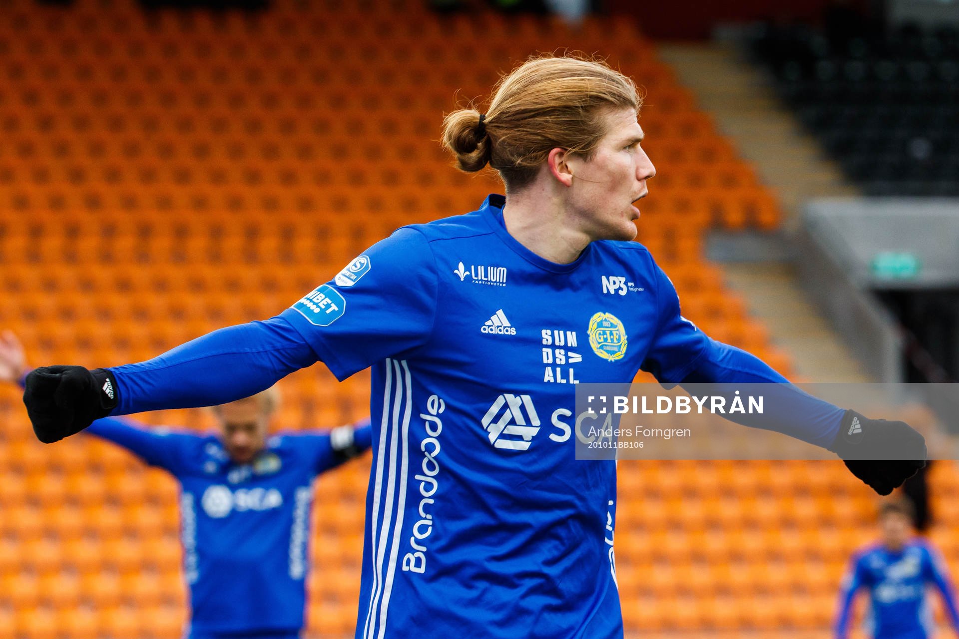 Sundsvalls Oliver Berg jublar