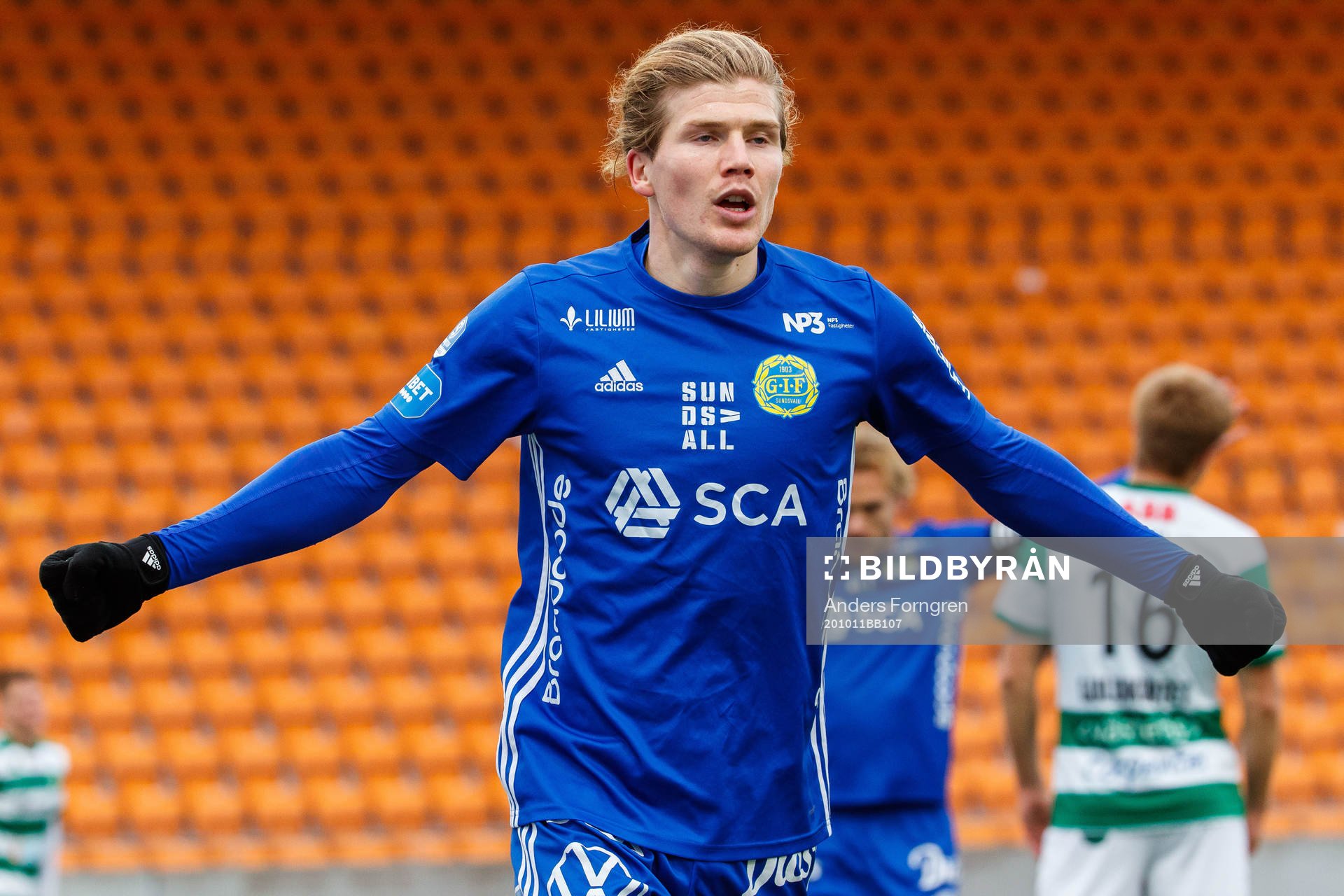 Sundsvalls Oliver Berg jublar