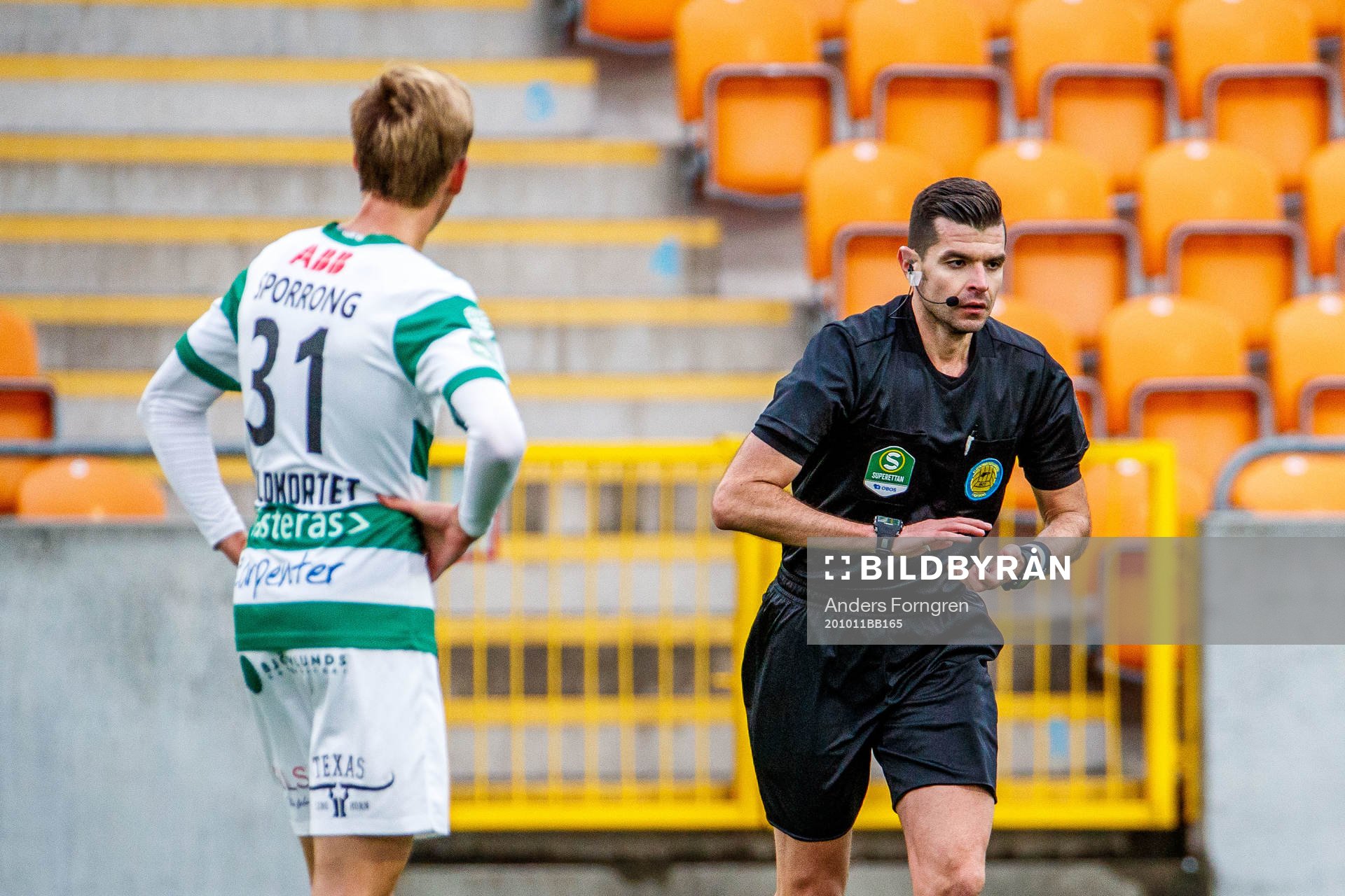 Västerås Albin Sporrong och domare Enzo Vesprini