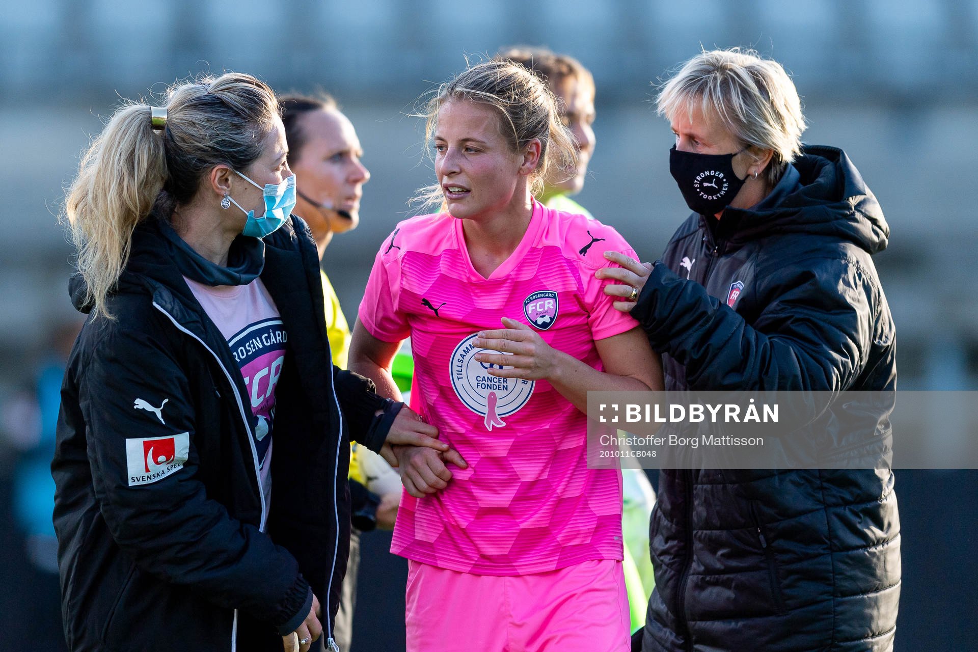 Rosengårds Anna Anvegård har ont