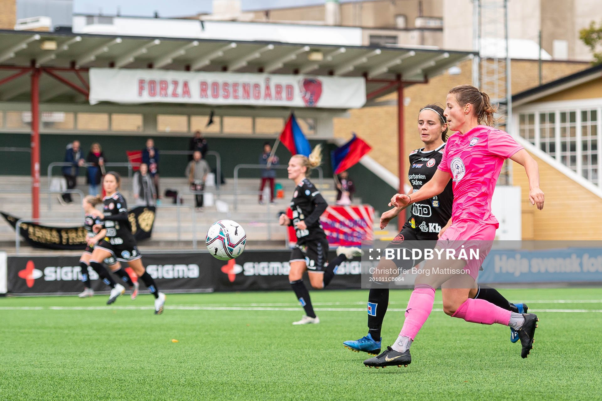 Rosengårds Anna Anvegård mot Kristianstads Alice Nilsson