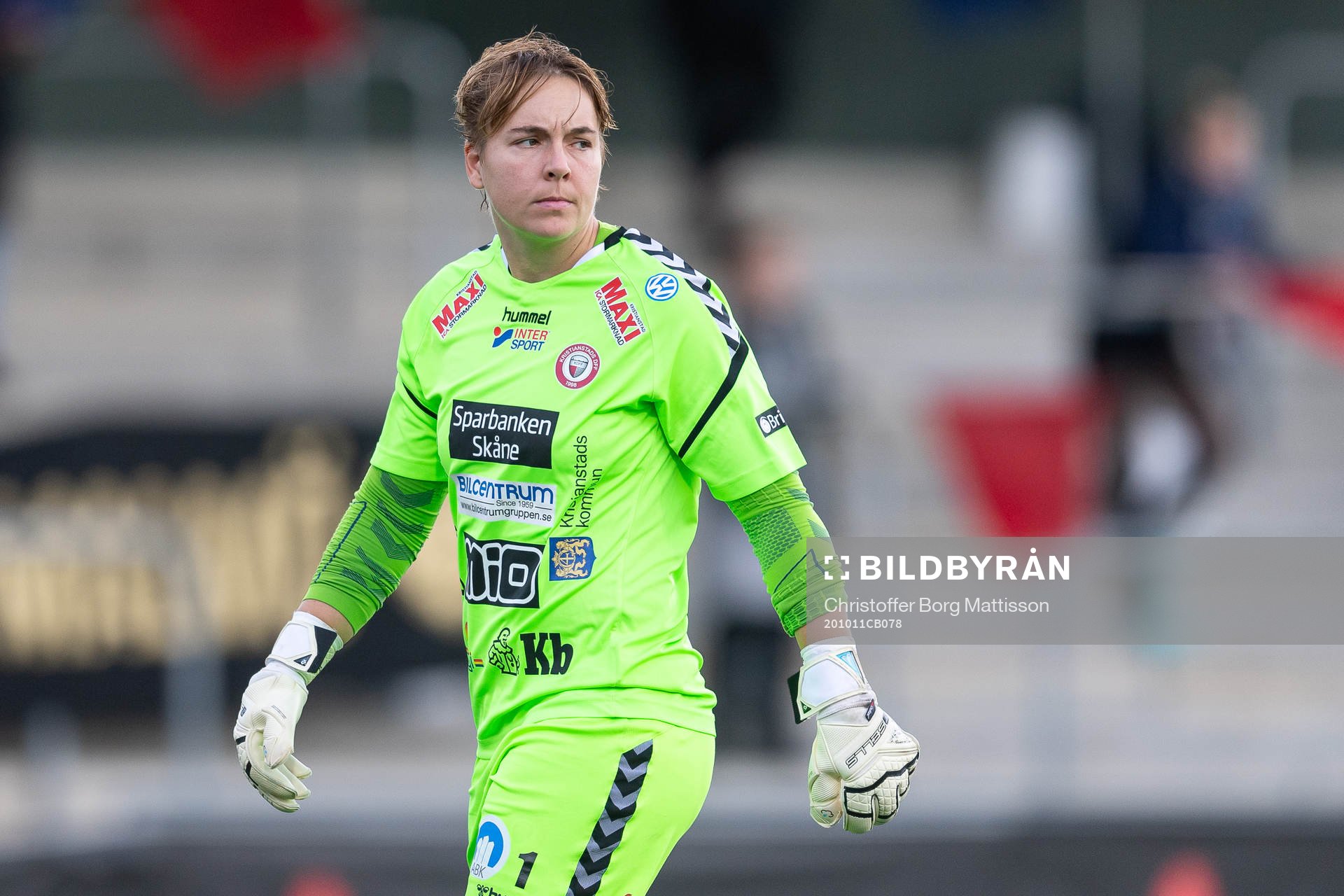 Kristianstads målvakt Brett Elizabeth Maron