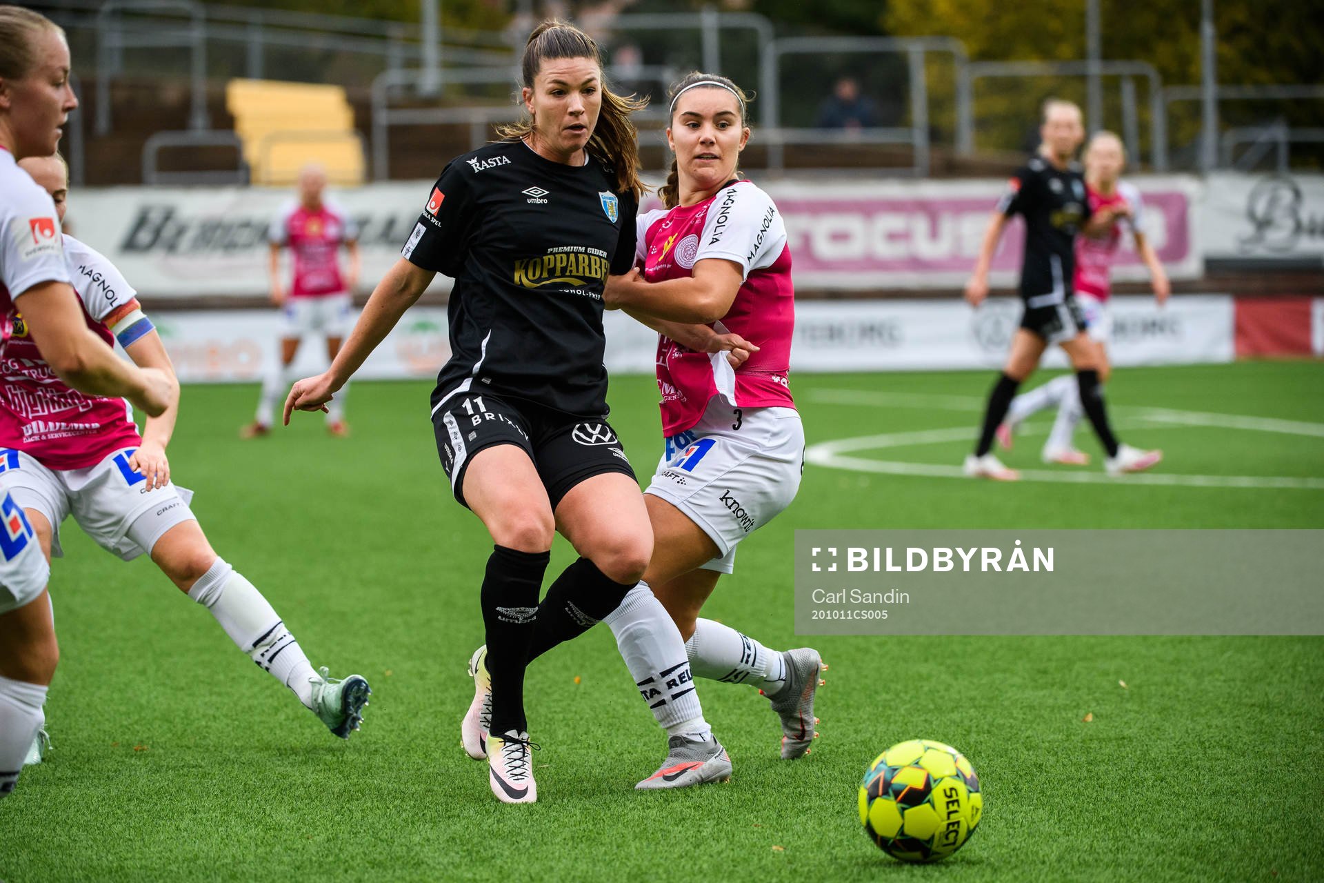 Göteborgs Pauline Hammarlund och Uppsalas Anna Rakel