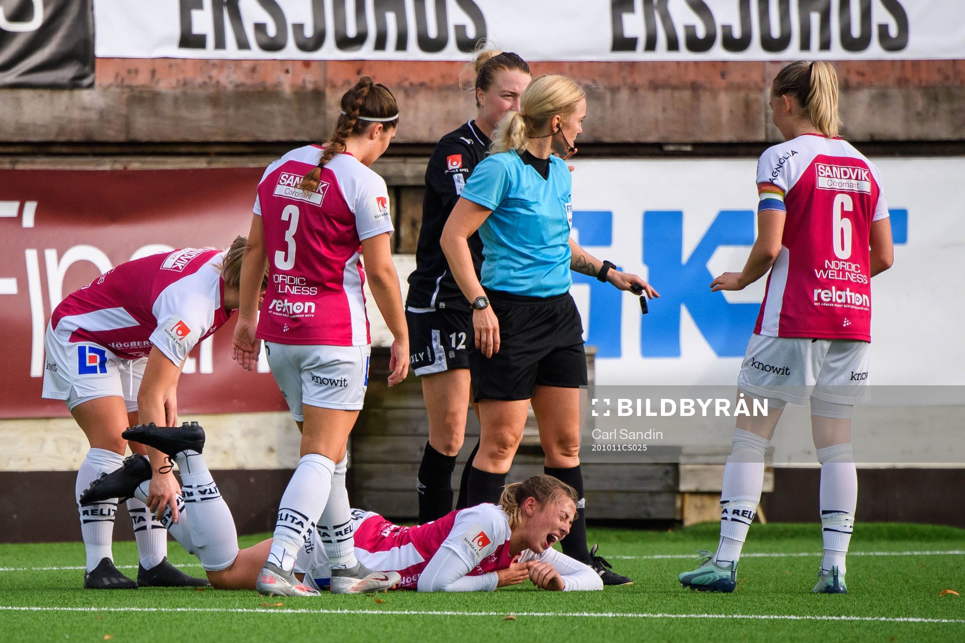 Uppsalas Cornelia Kapocs har ont