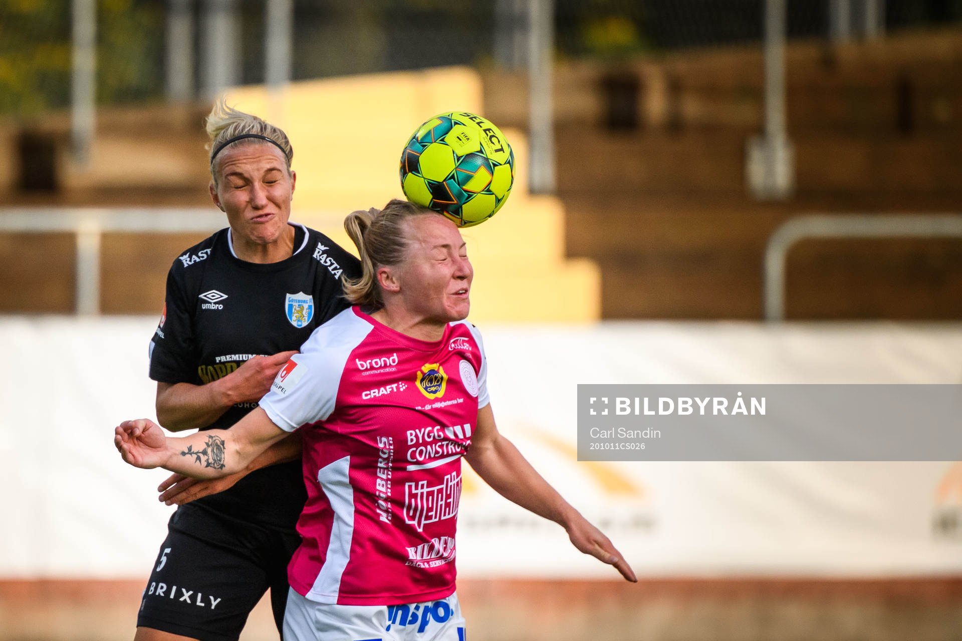 Göteborgs Emma Koivisto och Uppsalas Ingrid Wixner