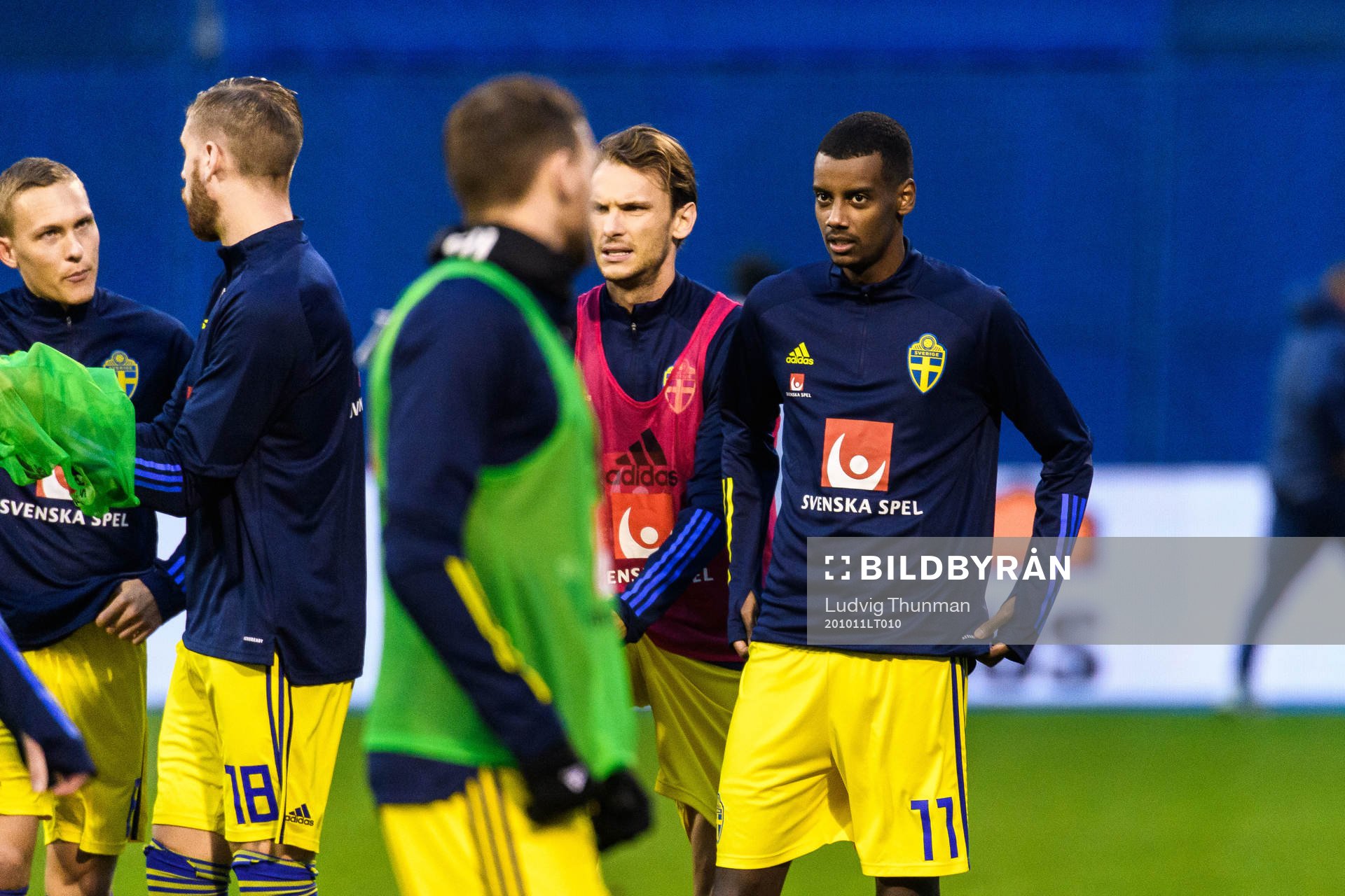 Alexander Isak  of Sweden