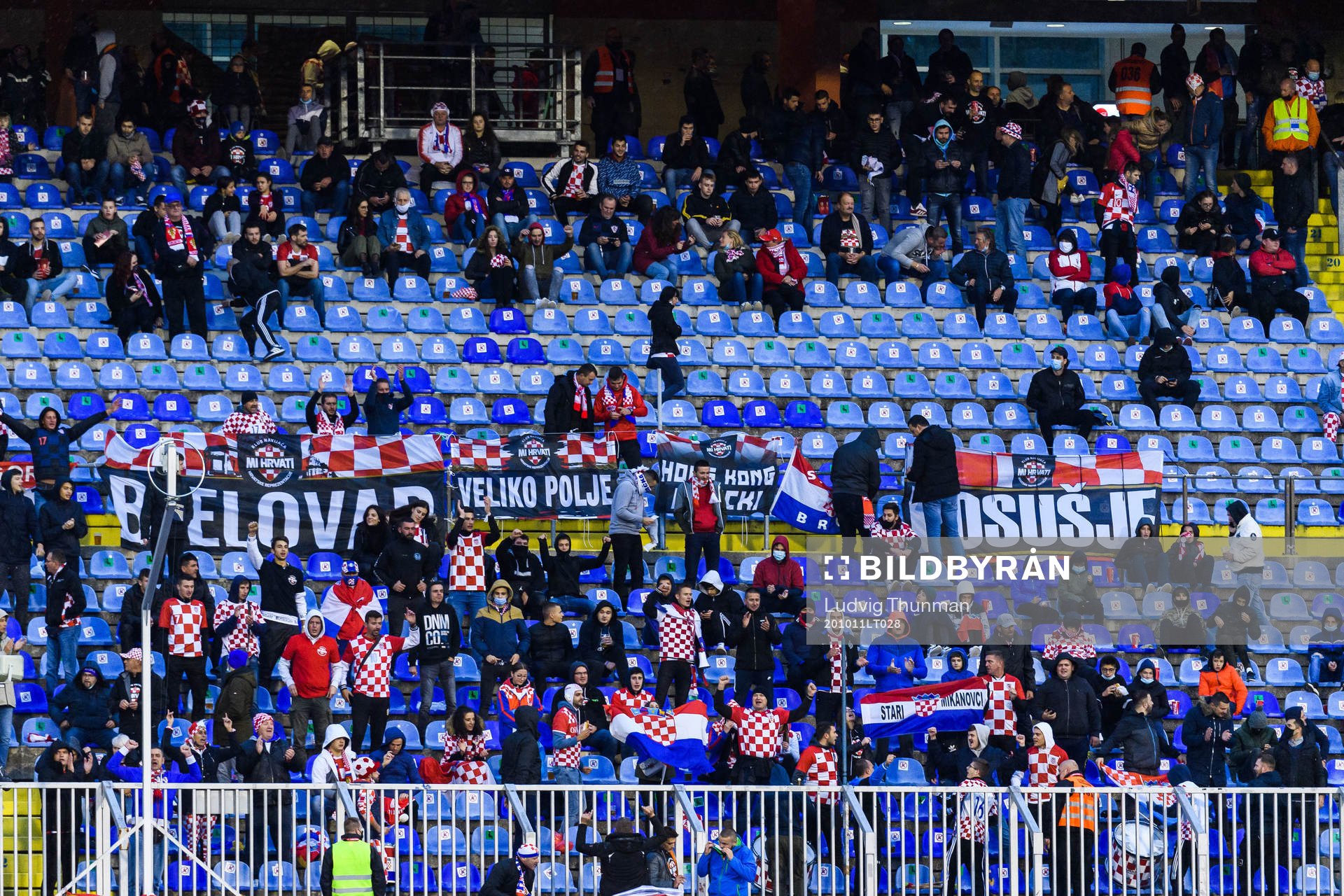 during the Nations League football match between Croatia