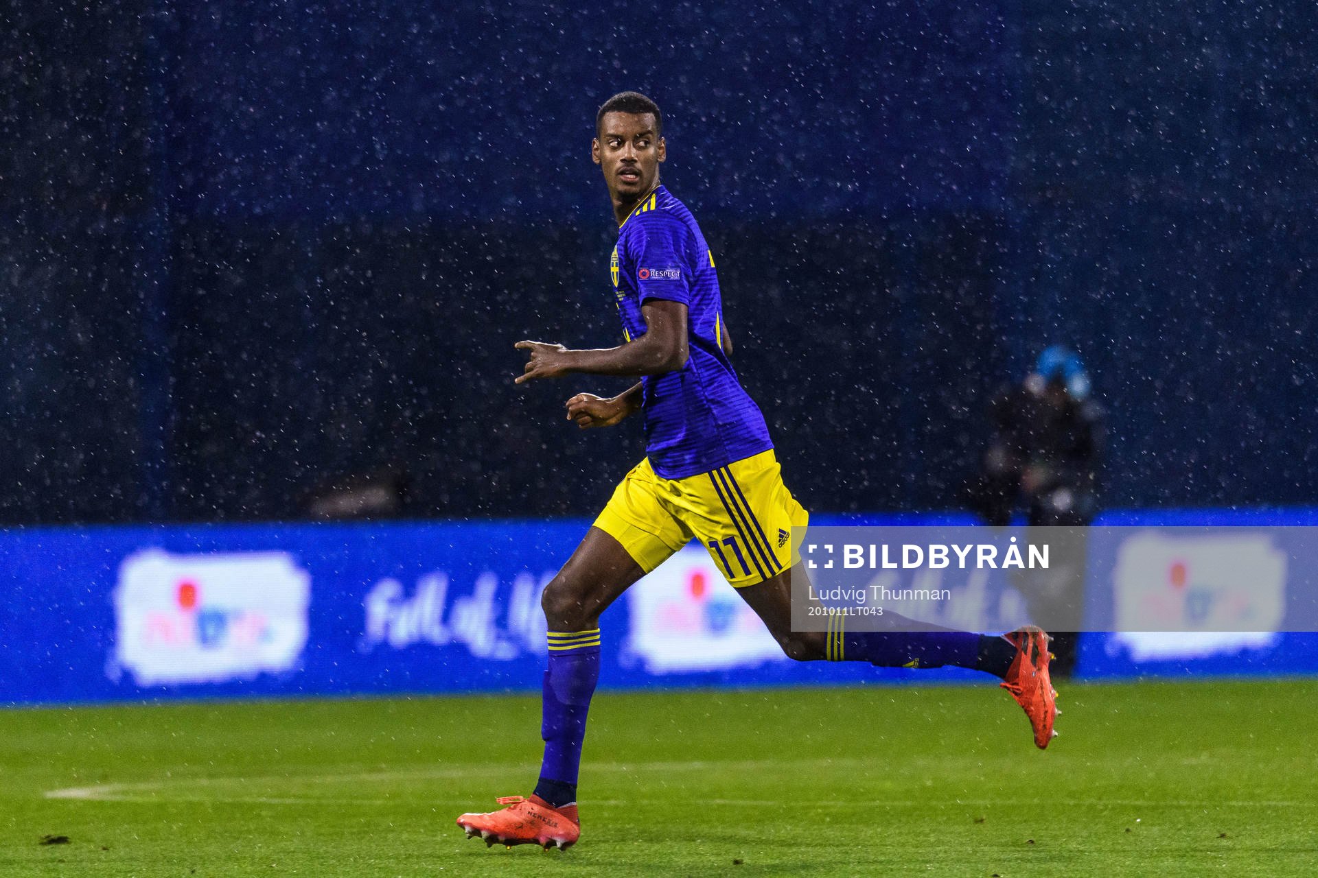 Alexander Isak of Sweden