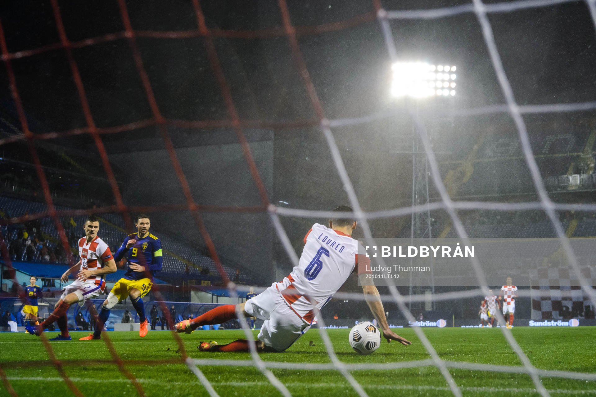 Dejan Lovren of Croatia