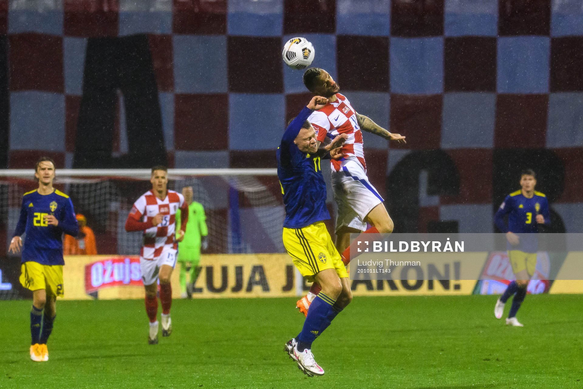 Viktor Claesson of Sweden and Marcelo Brozovic of Croatia