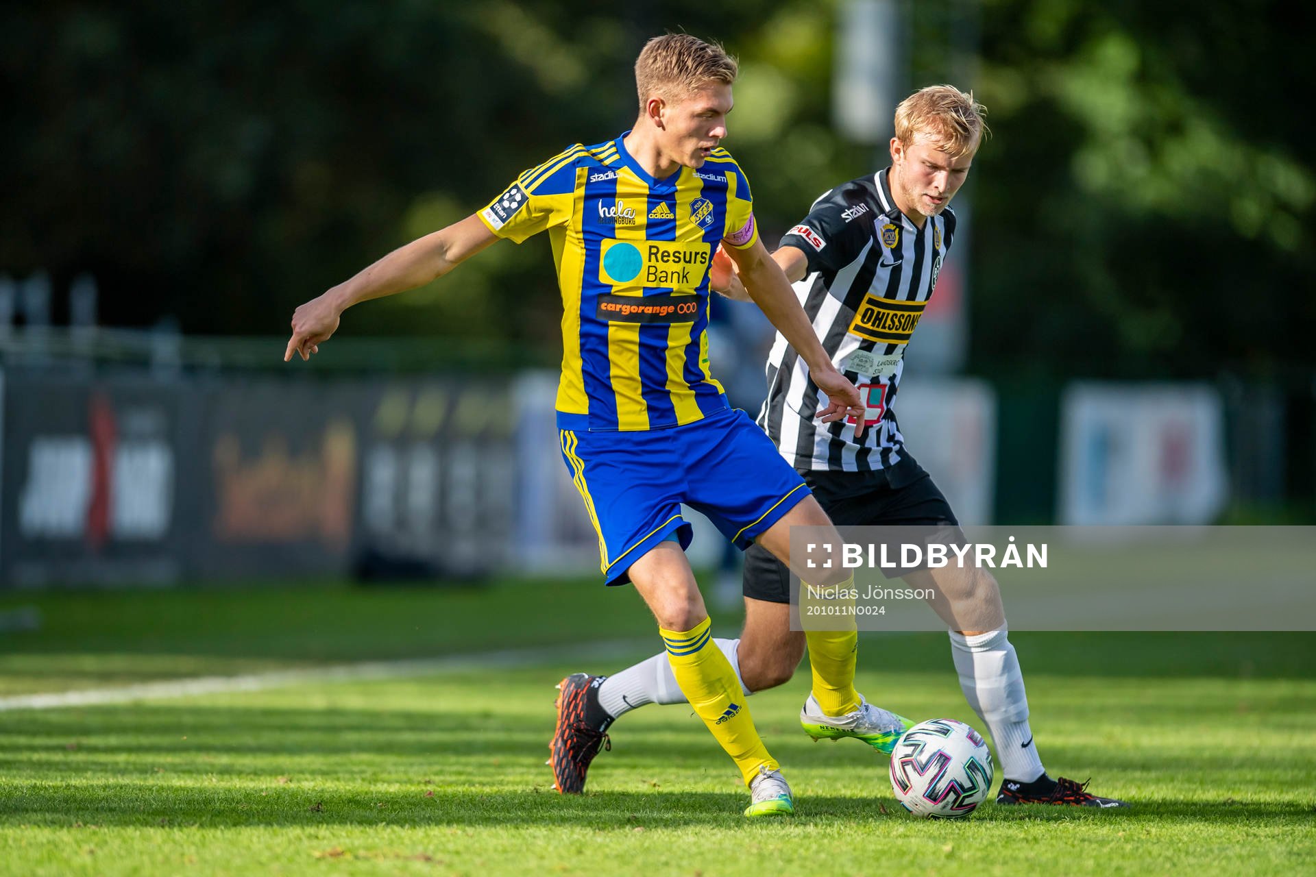 Eskilsminnes Jonatan Persson och Landskronas Johan Rapp