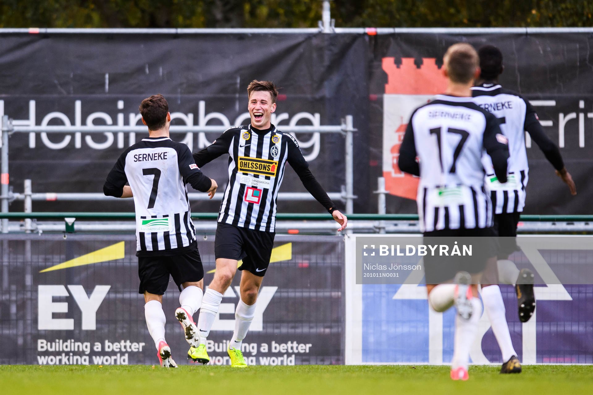 Landskronas Filip Olsson jublar