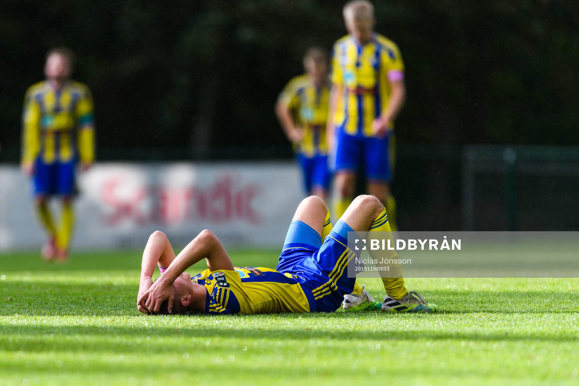 Eskilsminnes Dennis Olsson deppar