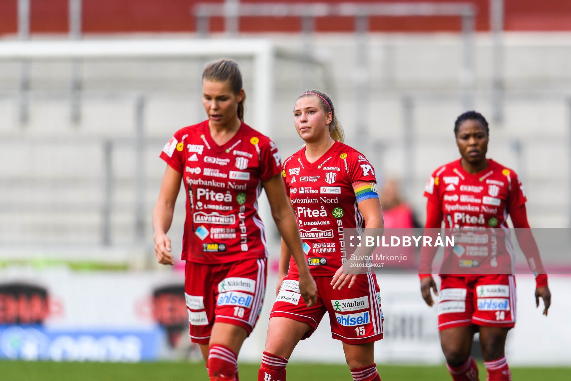 Piteås Nina Jakobsson, Ellen Löfqvist och Faith Ikidi