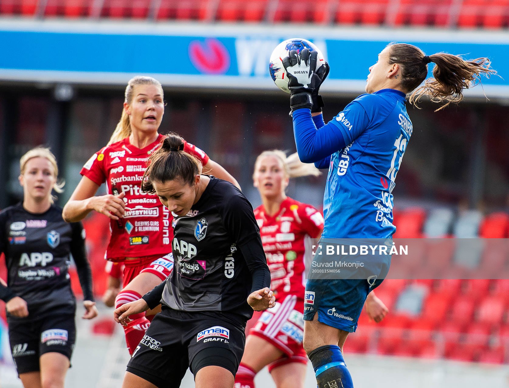 Växjös målvakt Katlynn Fraine