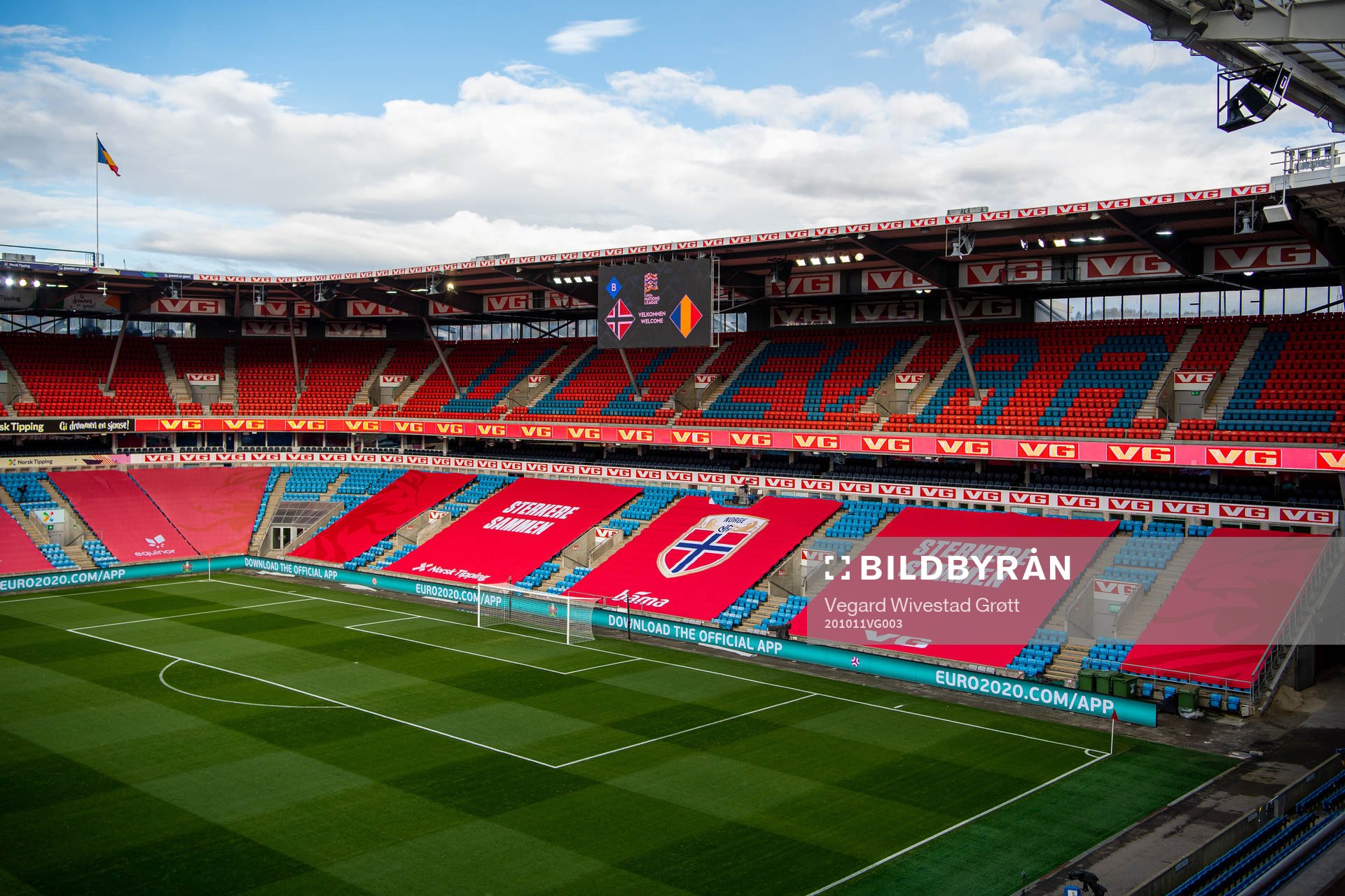 General view of Ullevaal Stadion