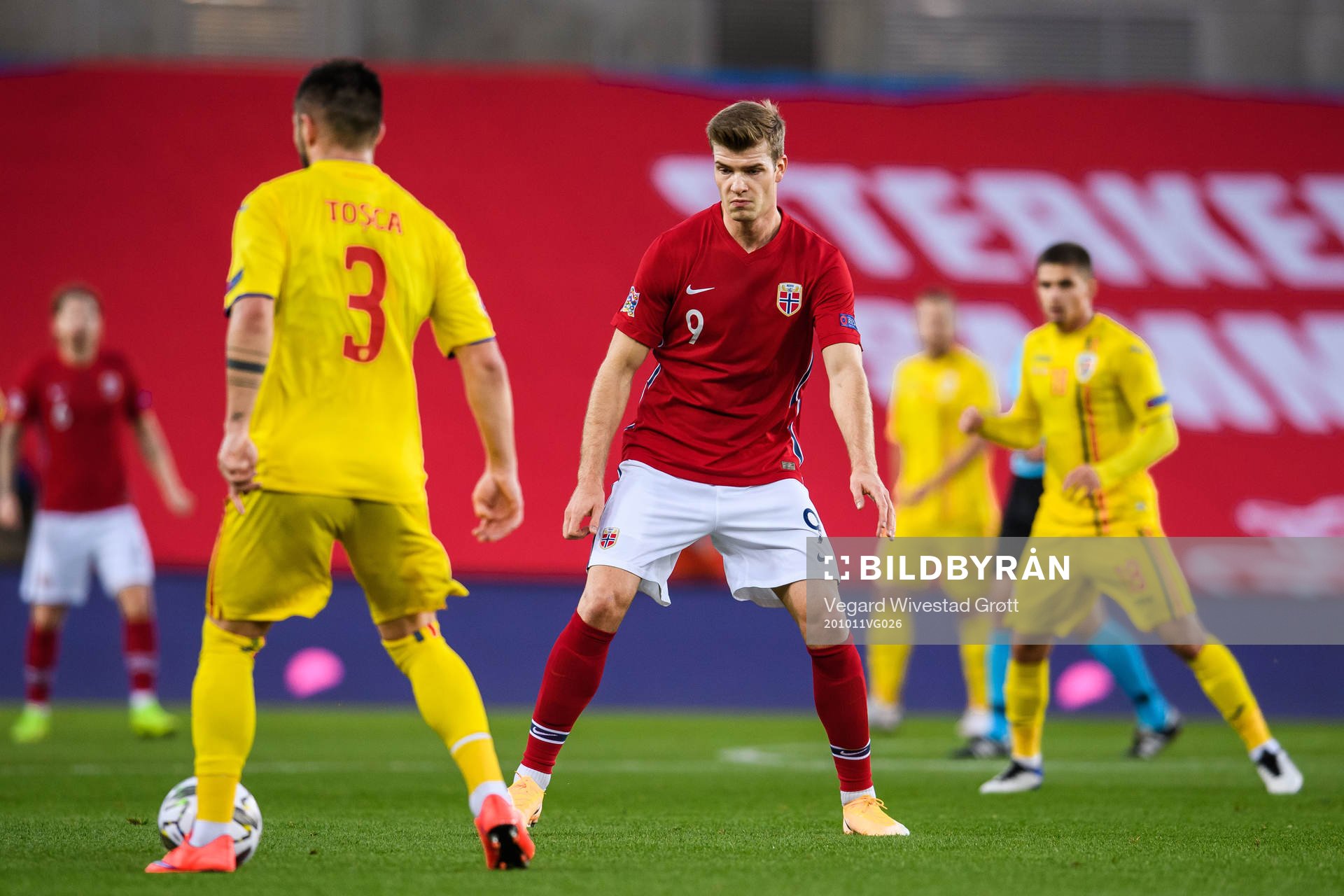 Alexander Sørloth of Norway
