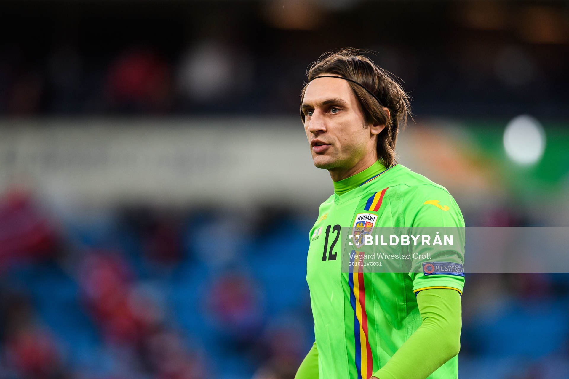 Goalkeeper André Hansen of Norway