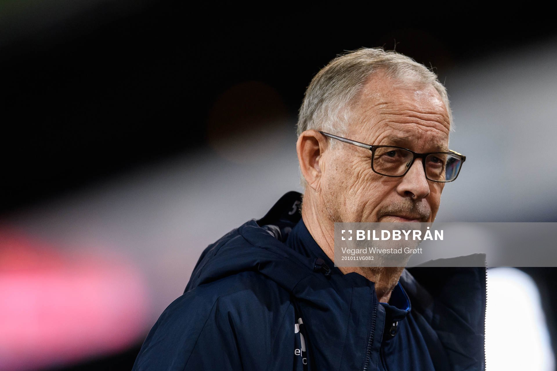 Lars Lagerbäck, head coach of Norway