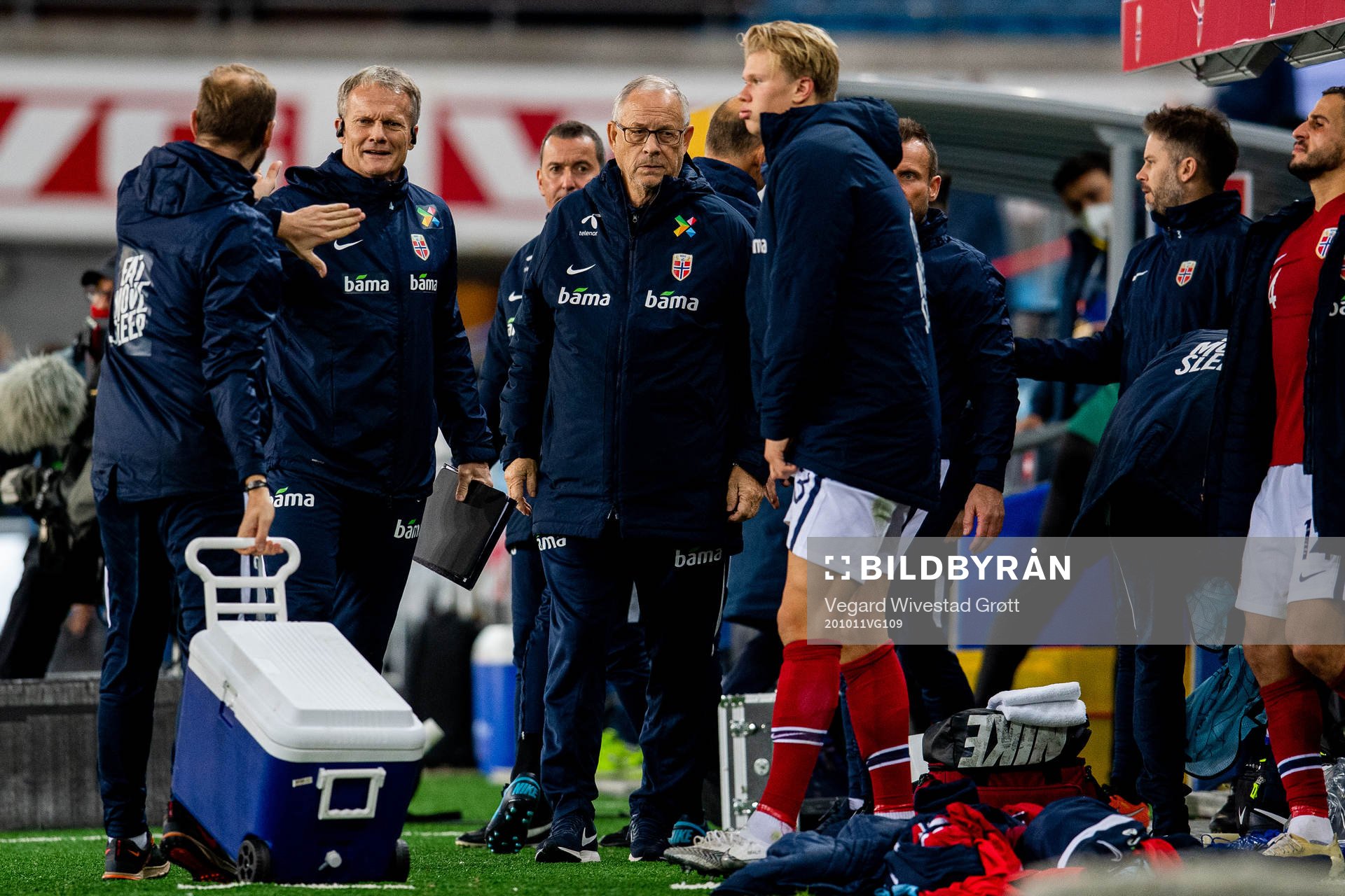 Lars Lagerbäck, head coach of Norway
