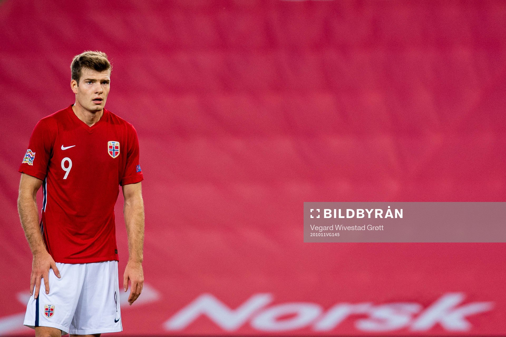 Alexander Sørloth of Norway